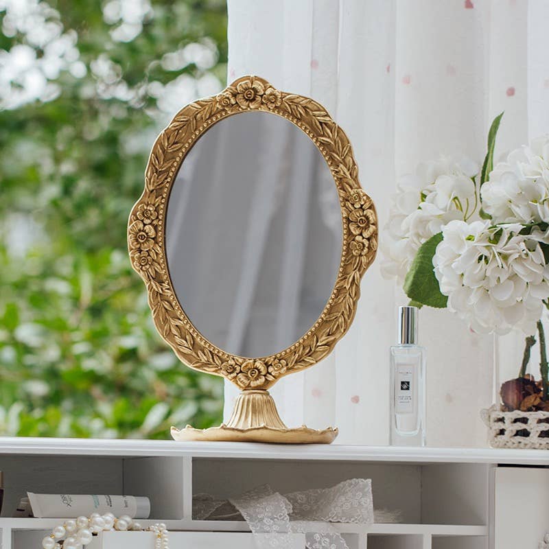 Gold Vintage Style Mirror