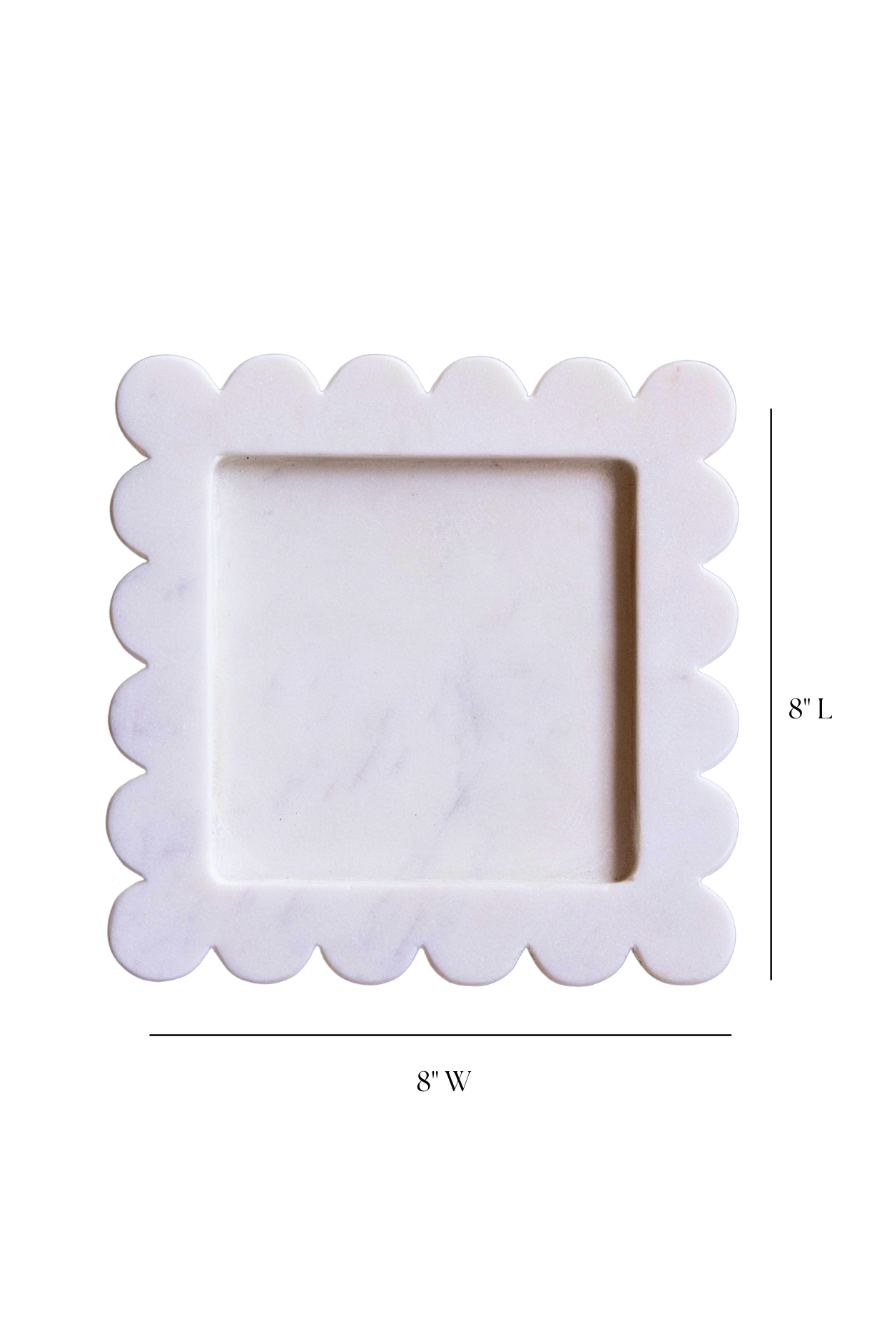 Marble Tray White