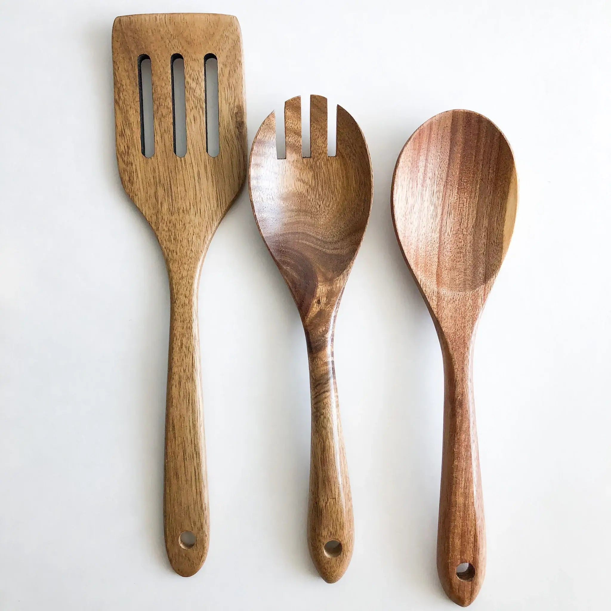 Wood Kitchen Utensils S/5