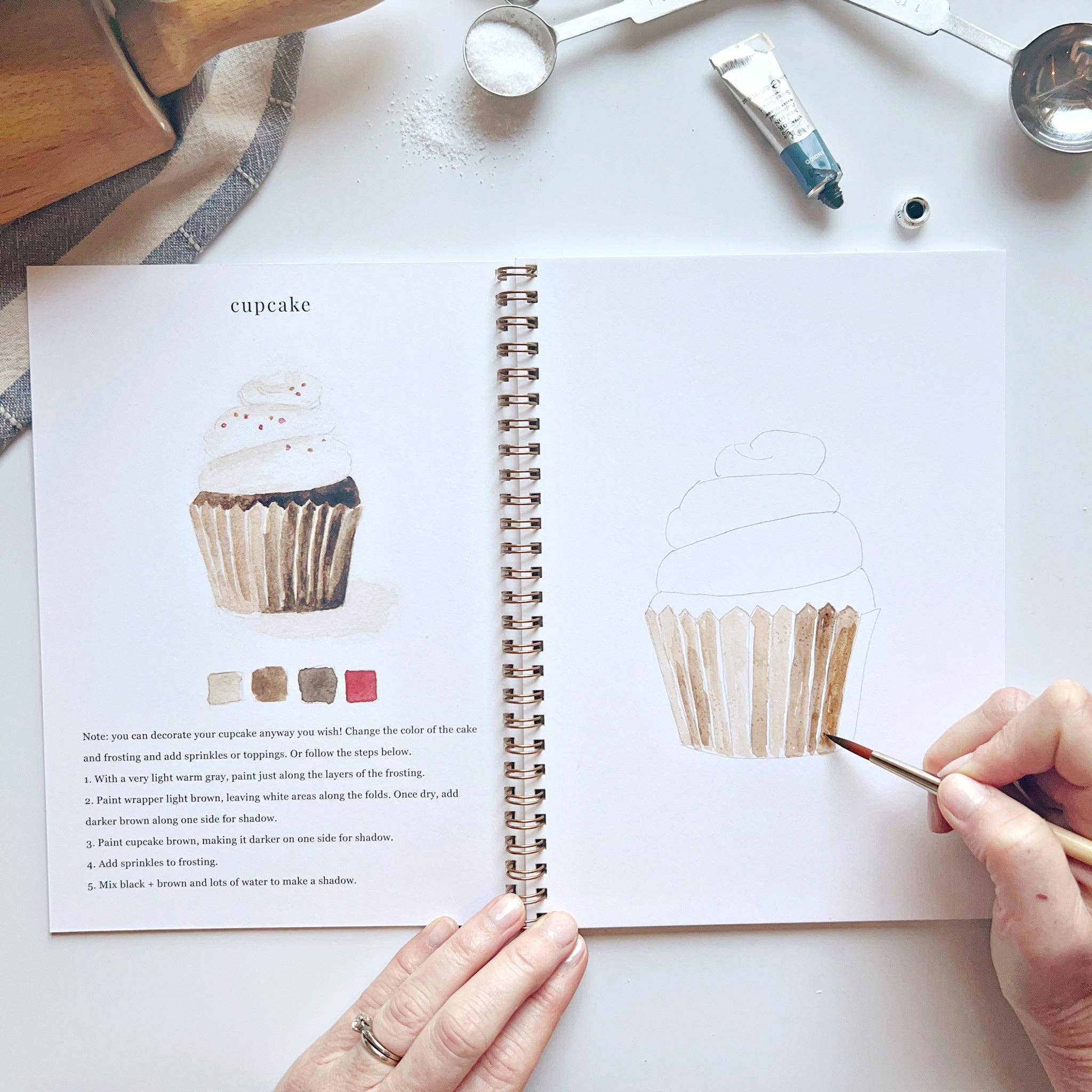 Baking Watercolor Book