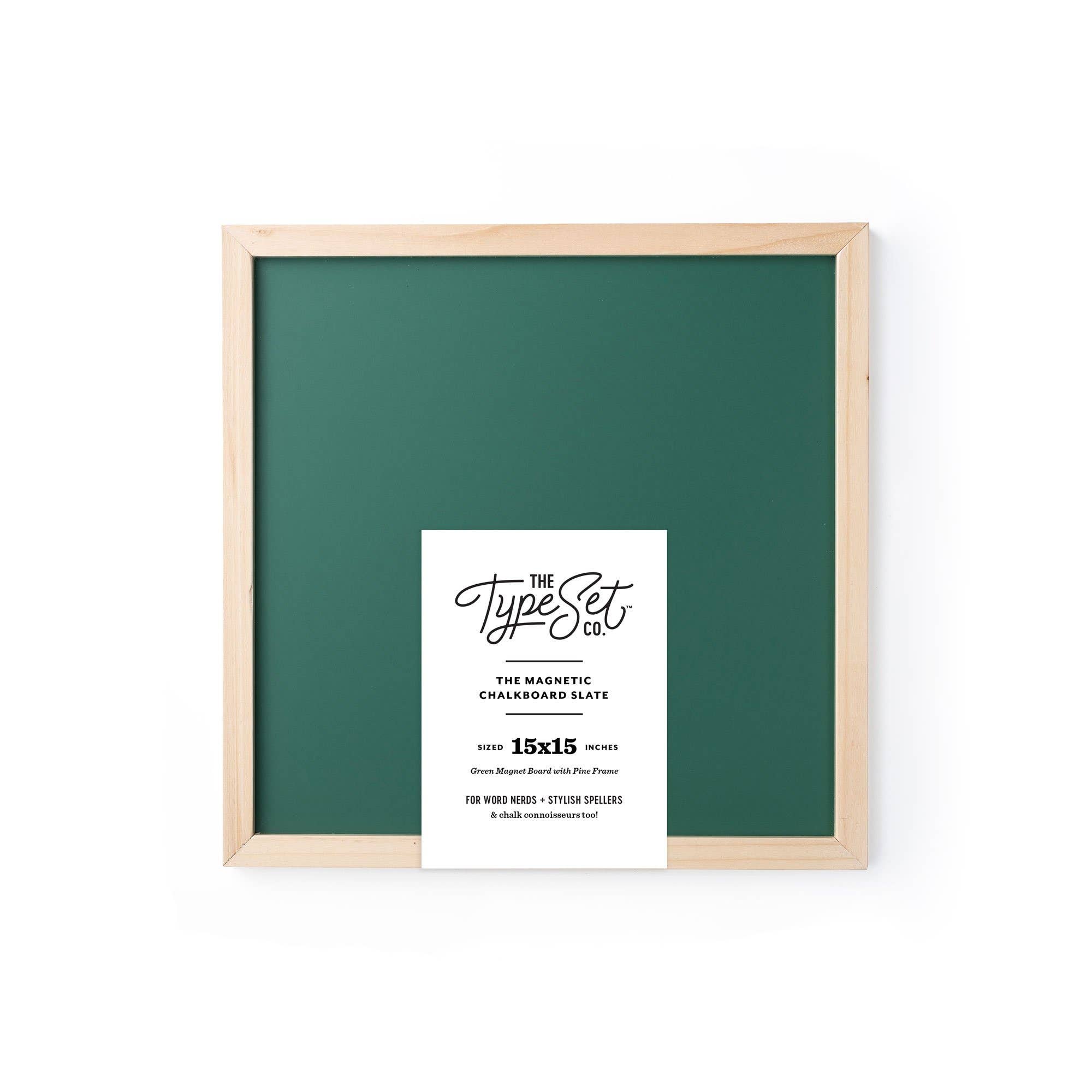 Green Magnetic Chalkboard