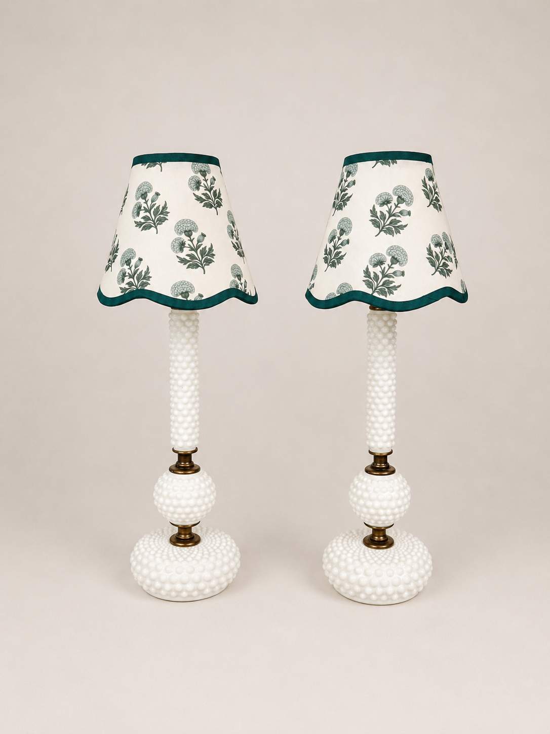 Vintage Milk Glass Lamp