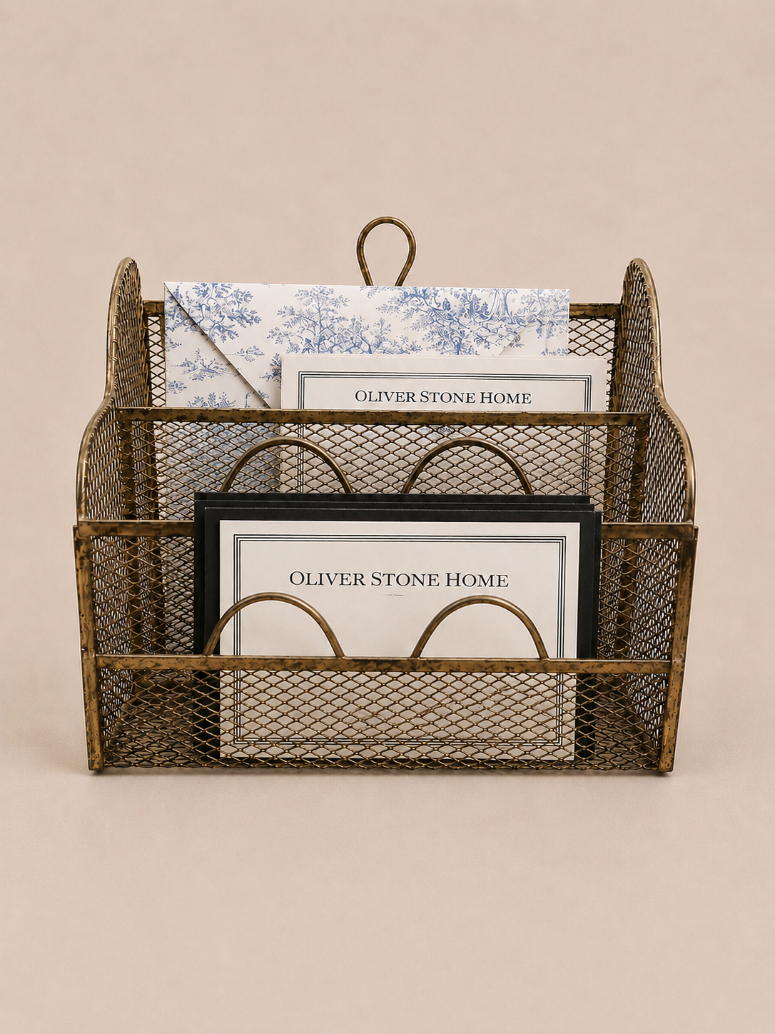 Vintage Metal Letter Holder