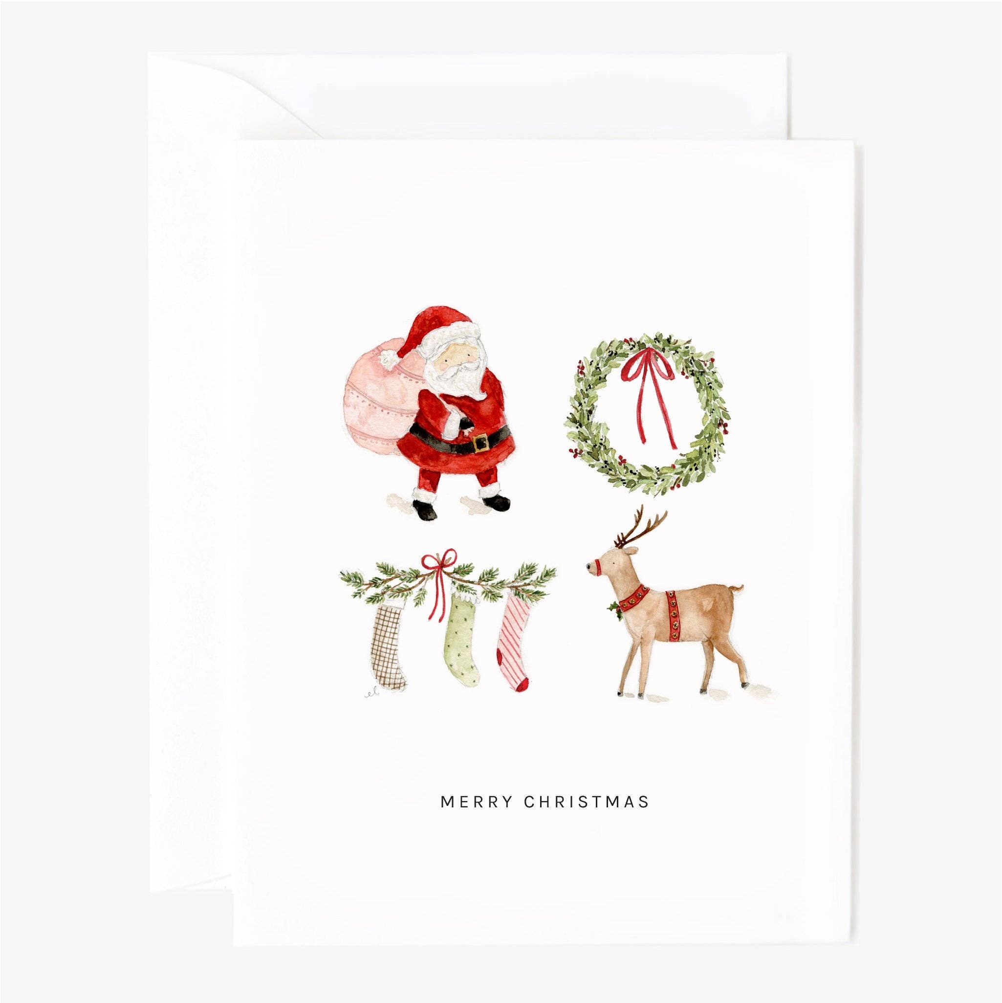 Merry Christmas Santa Card