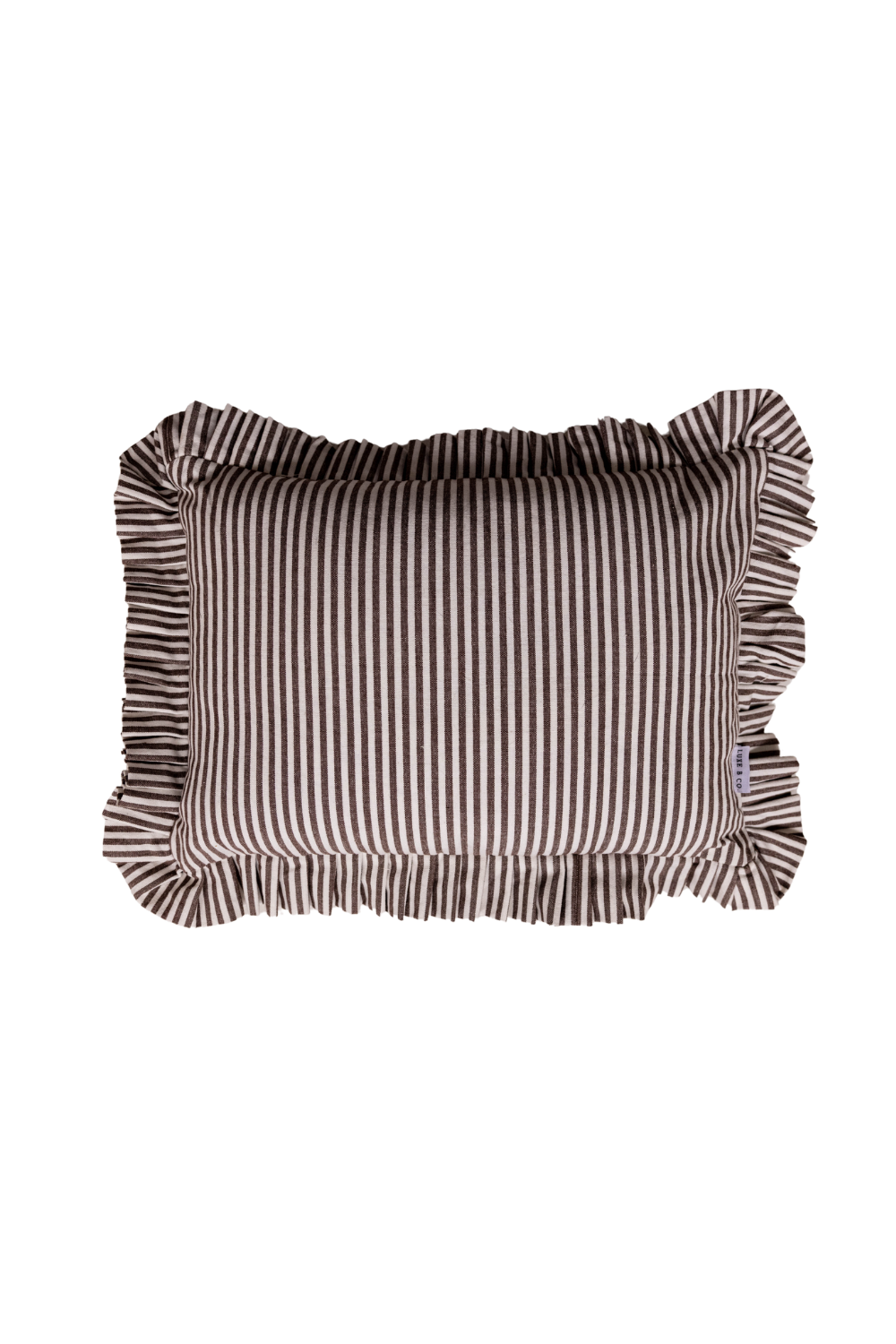 Lumbar Cover Brown Stripes