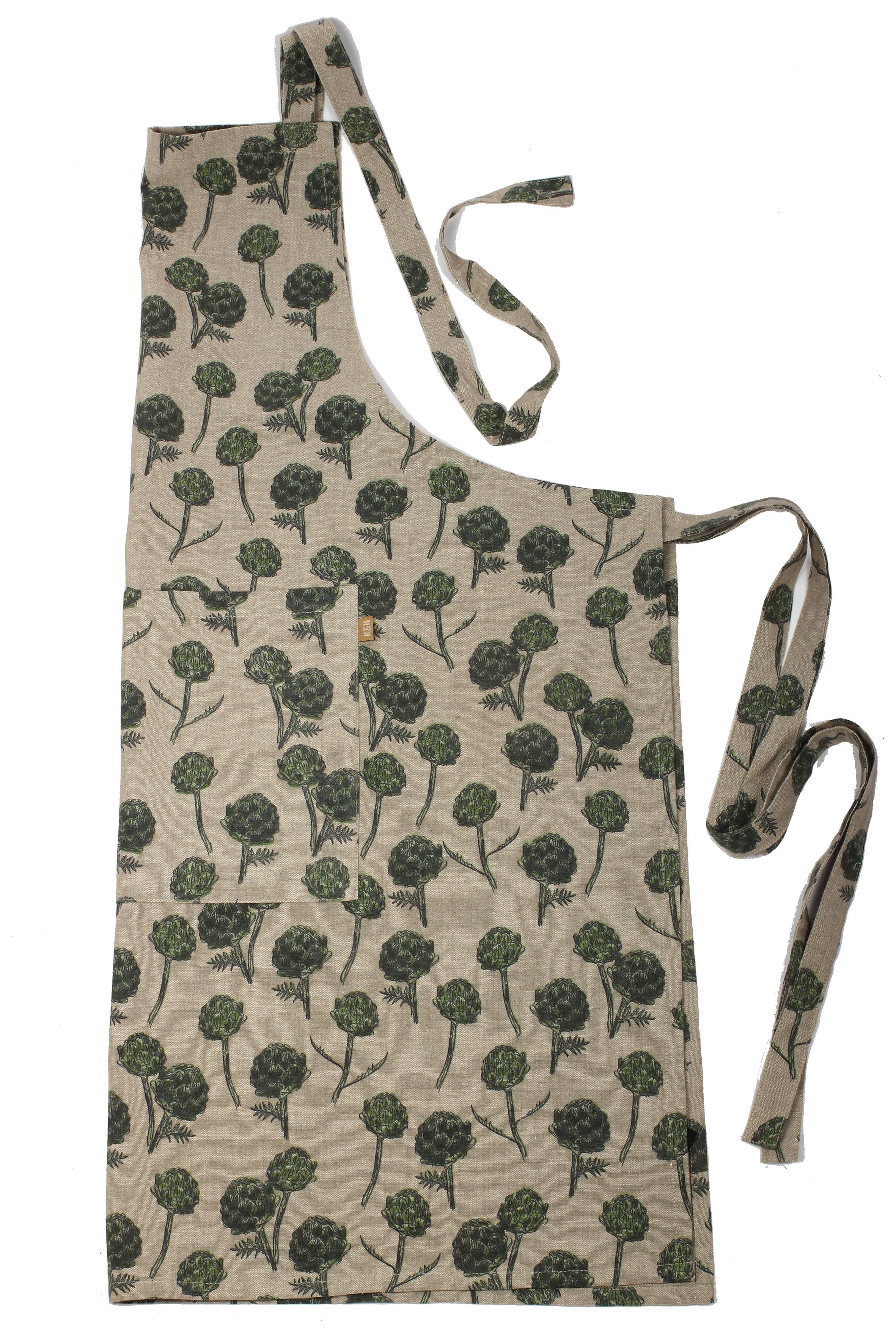 Artichoke Print Apron