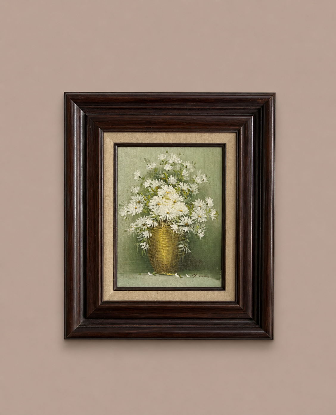 Vintage White Daisy Oil