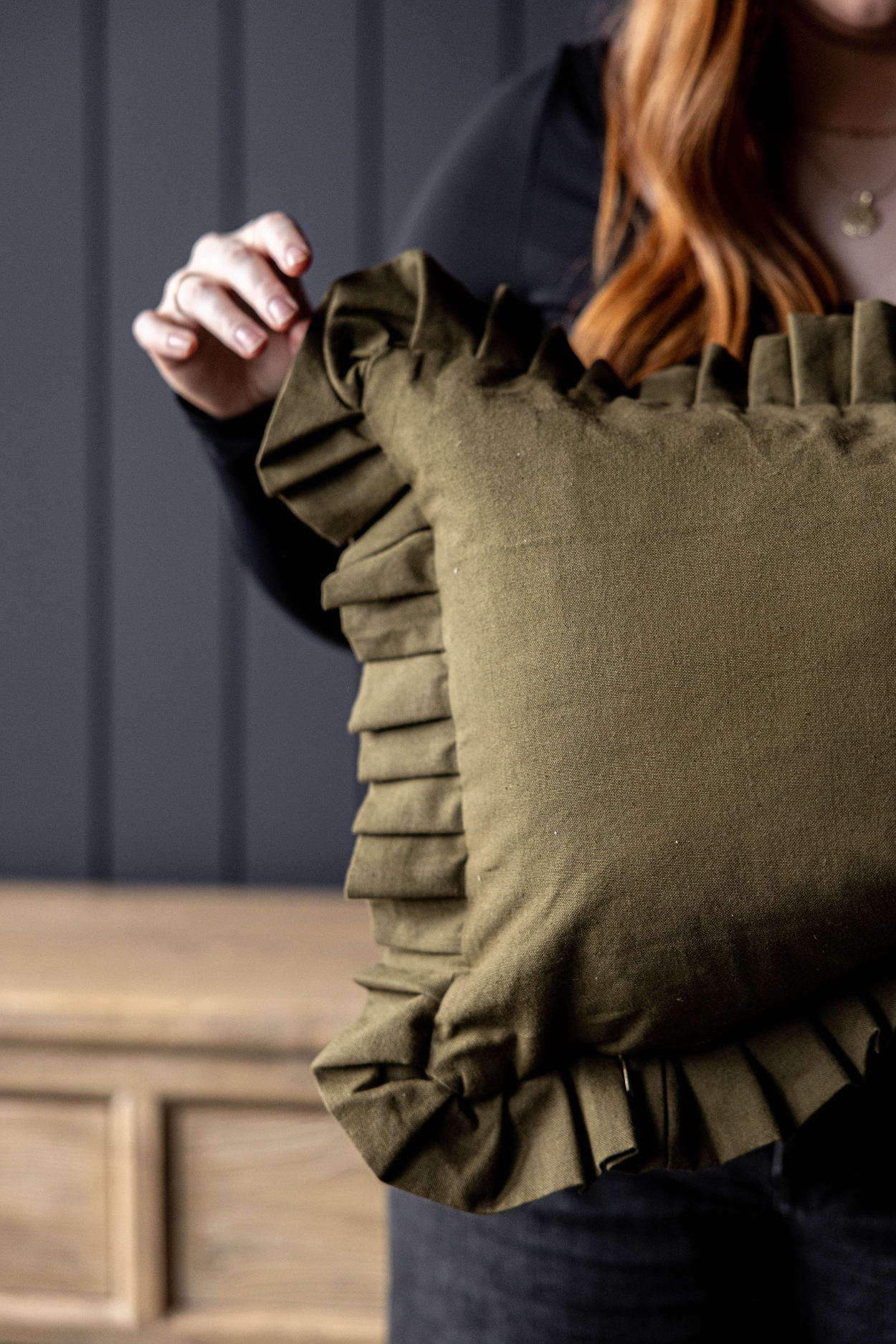 Lumbar Cover Dark Green