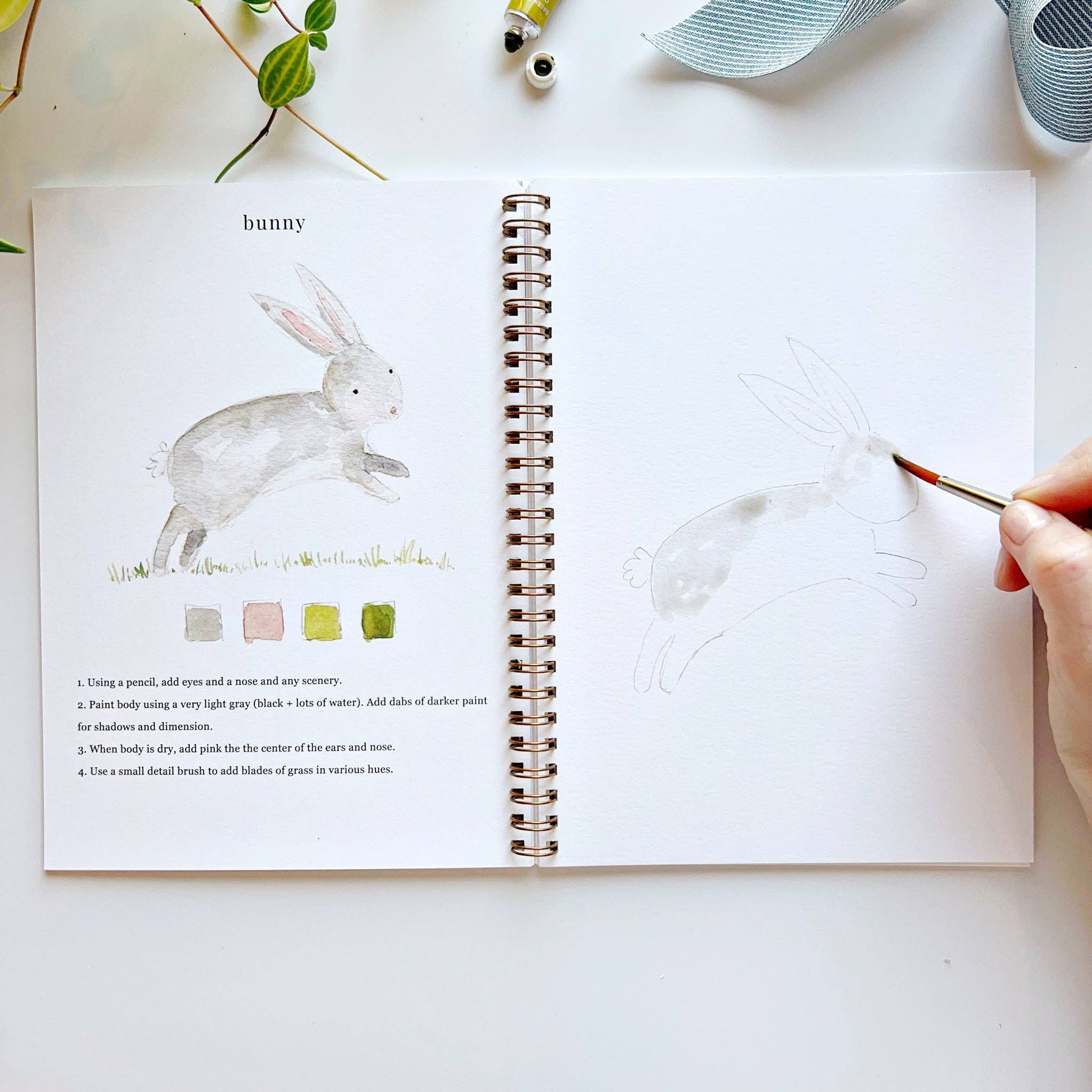 Animals Watercolor Book
