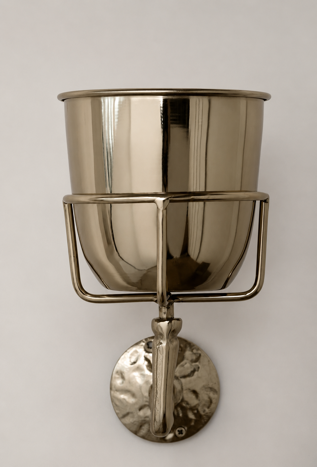Brass Wall Vessel