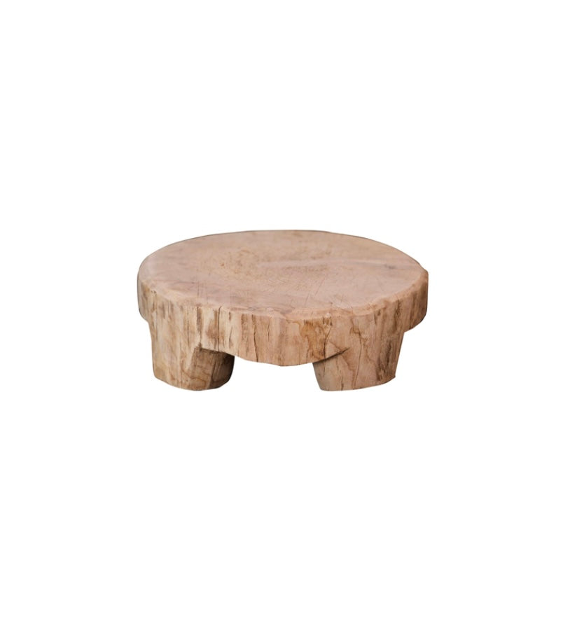 Bleached Chapati Board With Feet