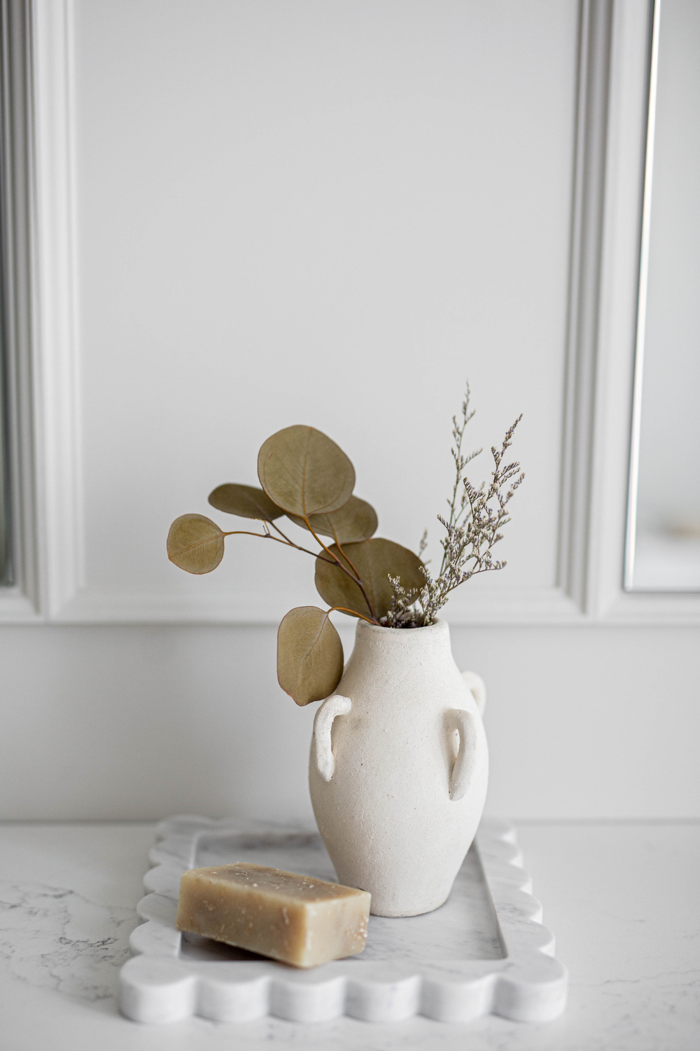 Marble Tray White