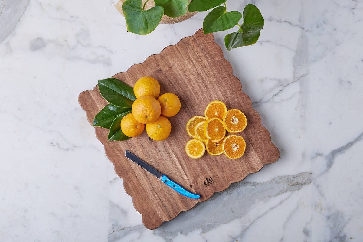 Scalloped Cutting Board ~ L