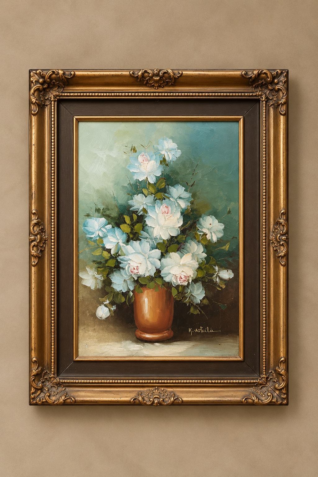 Vintage Blue Rose Oil