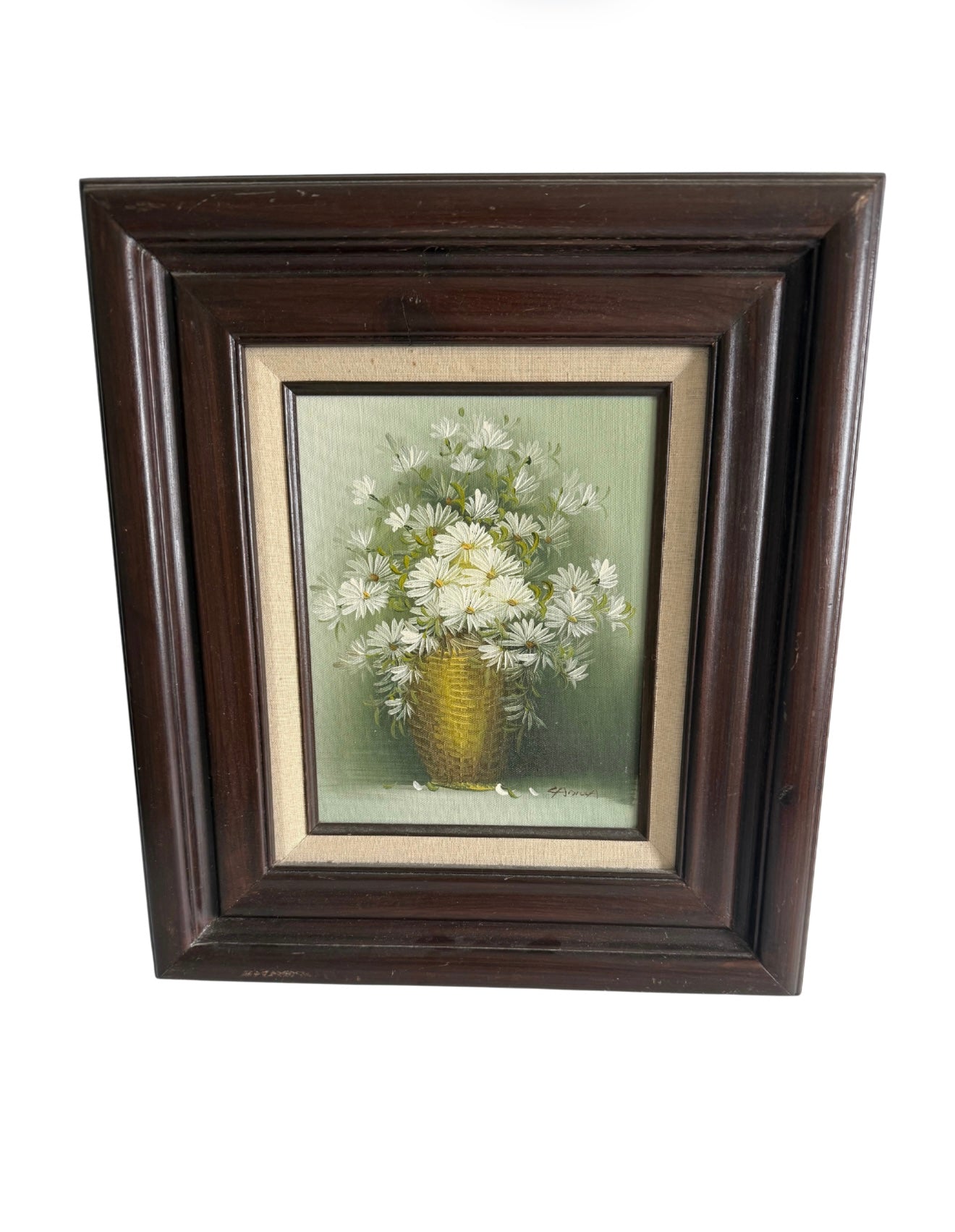 Vintage White Daisy Oil