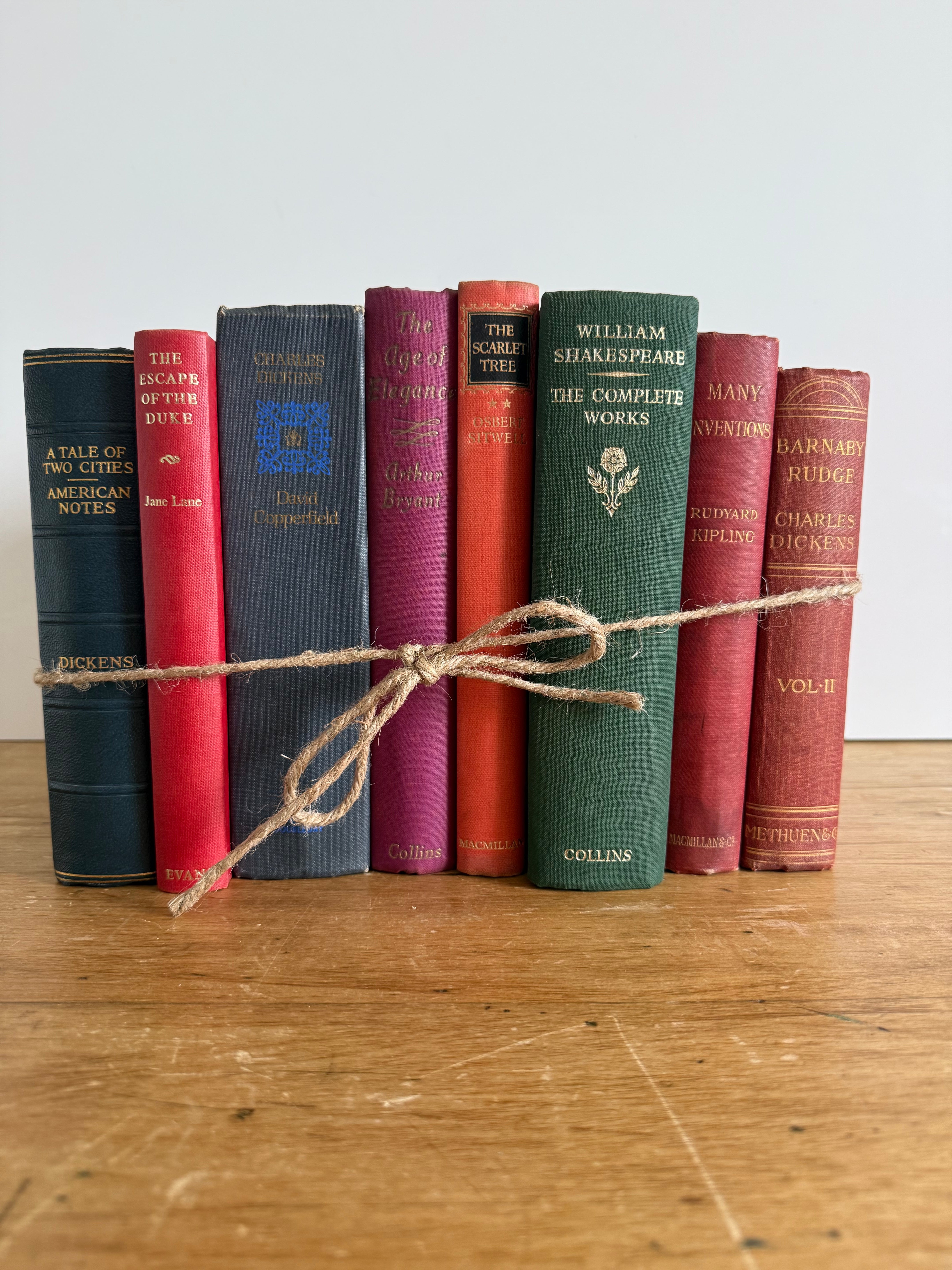 Vintage Book Bundle - British