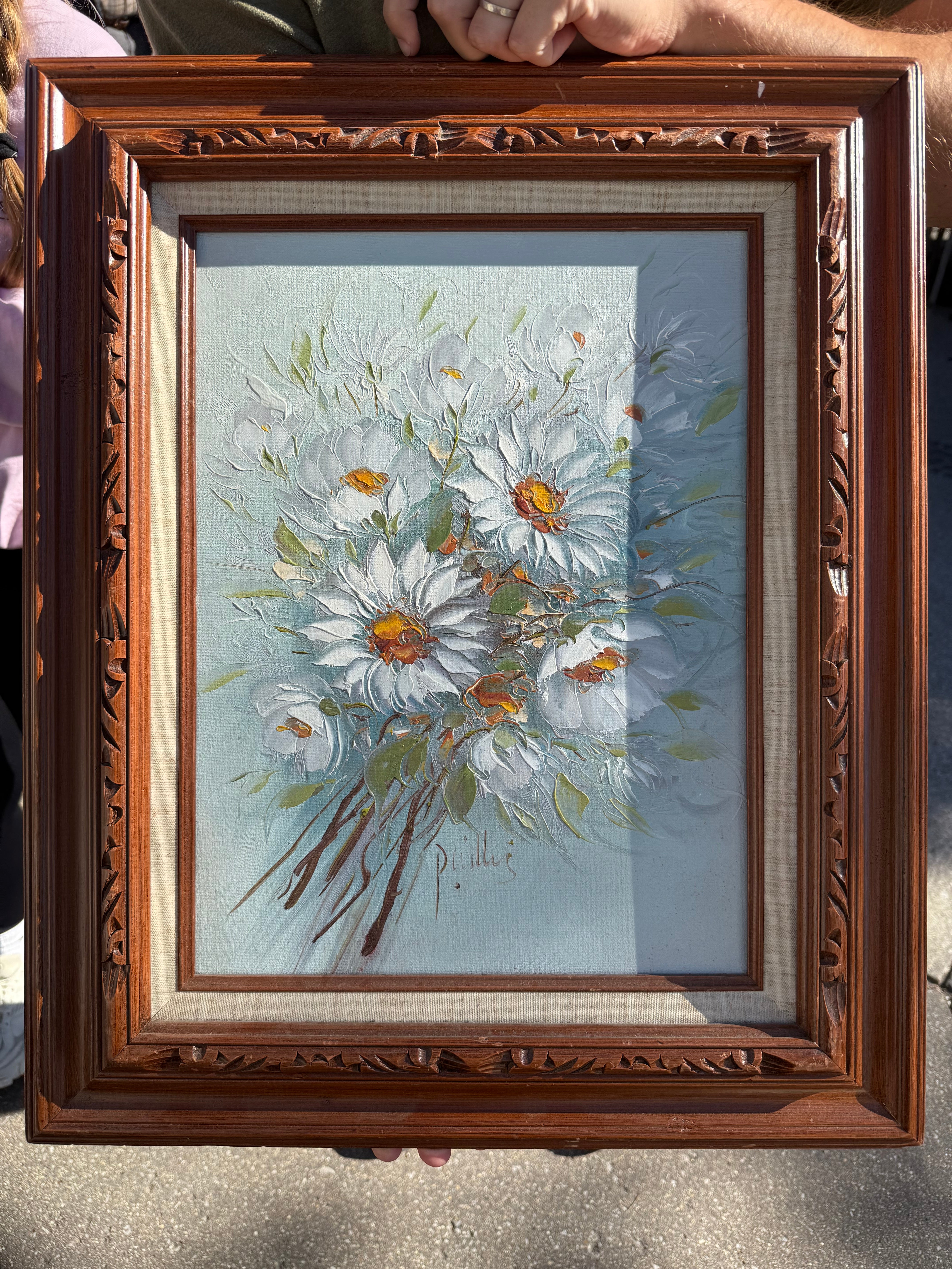 Vintage White Gerber Oil