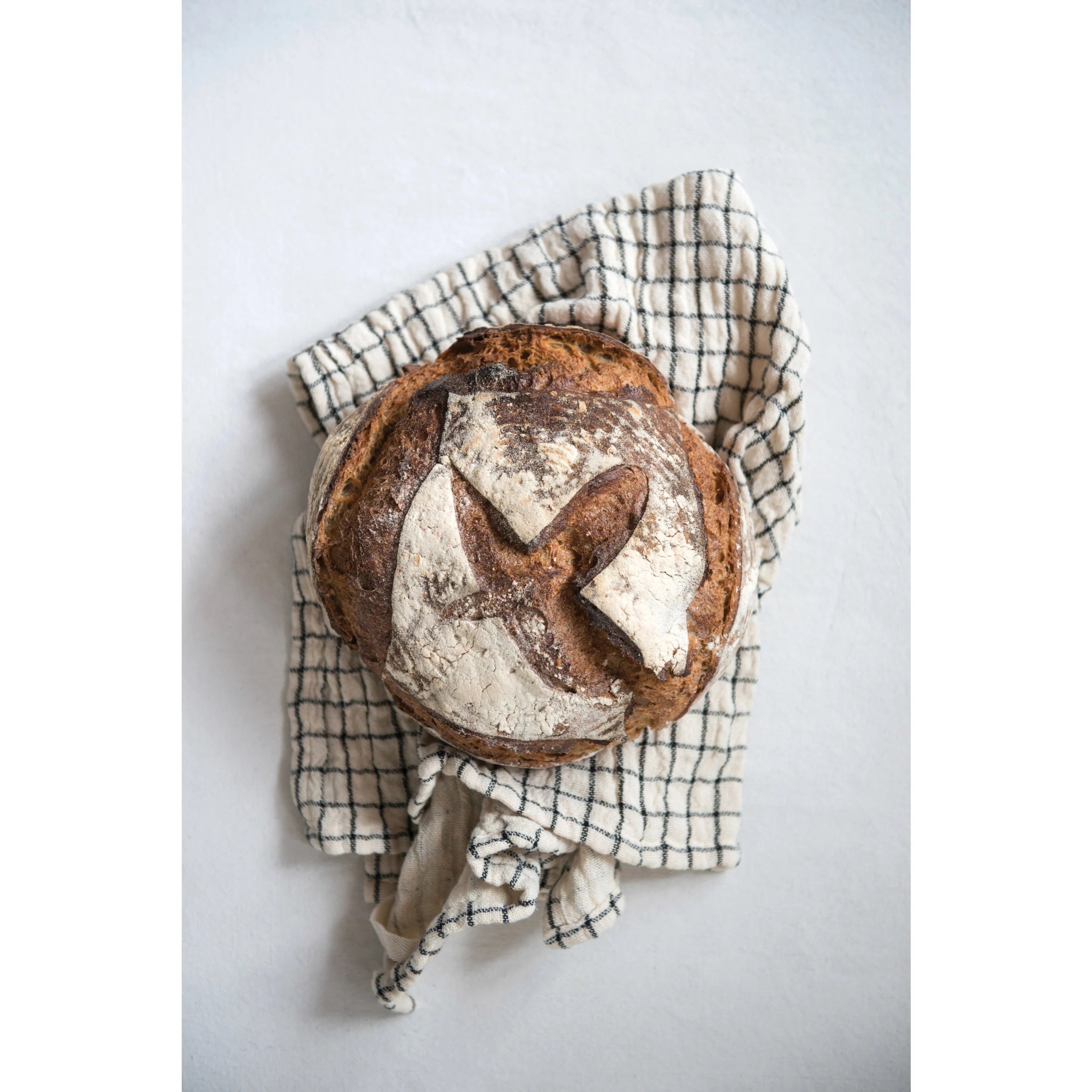Grid & Stripe Tea Towels S/2