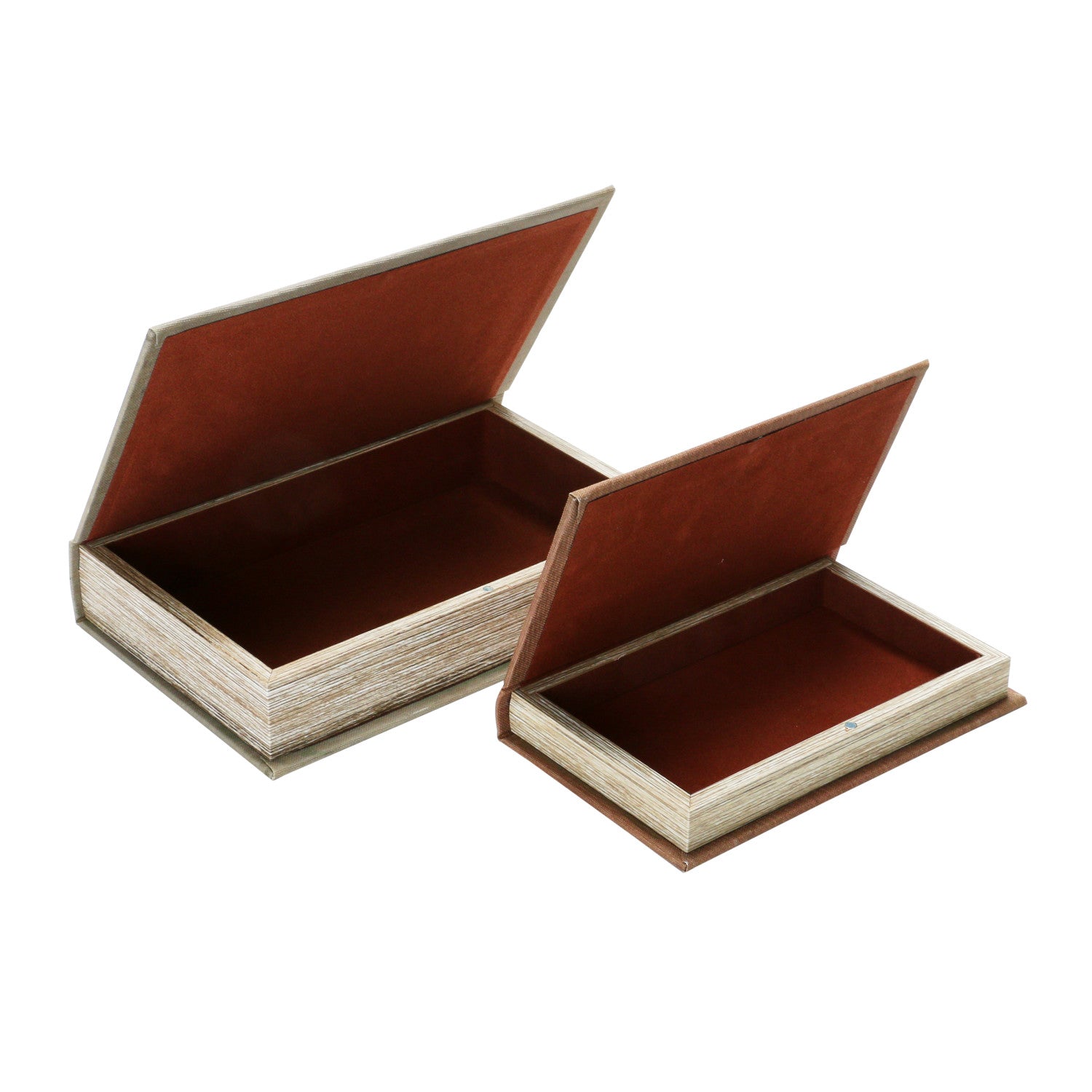 New England Book Storage Boxes S/2