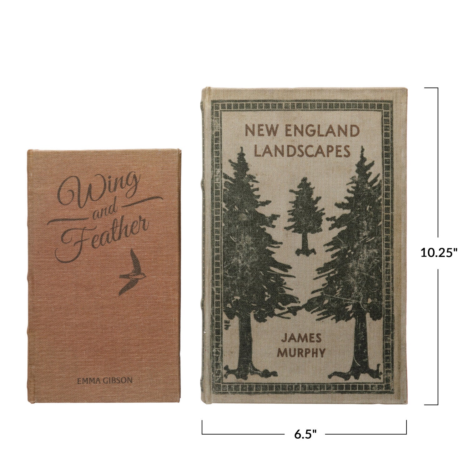 New England Book Storage Boxes S/2