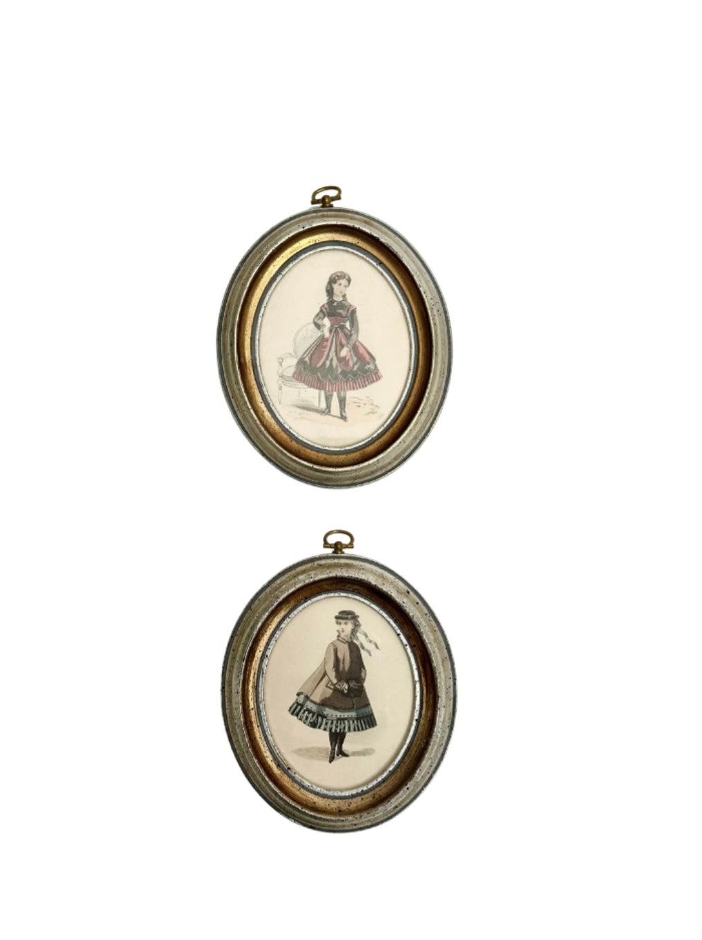 Vintage Victorian Oval S/2