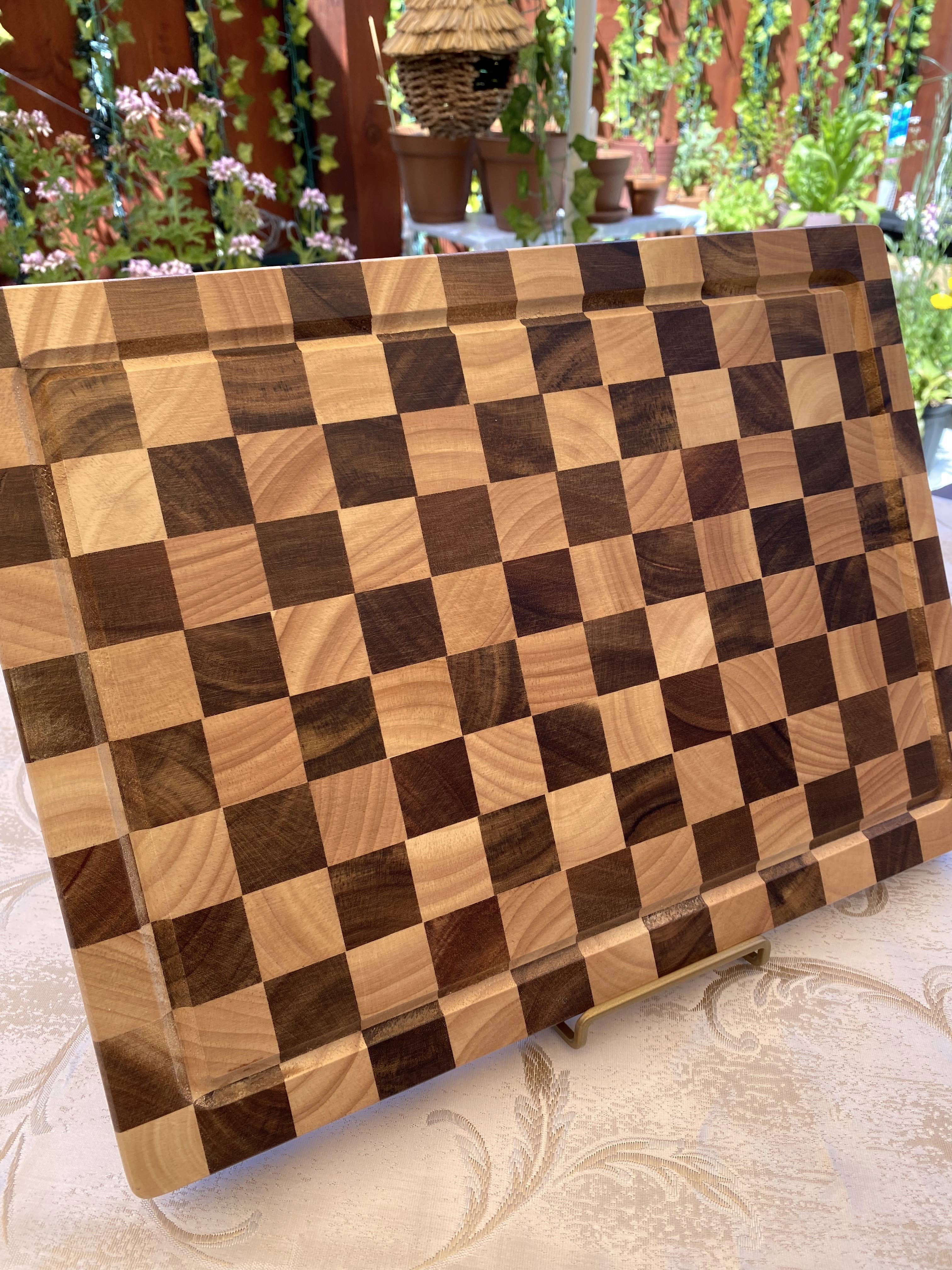Checkered Cutting Board