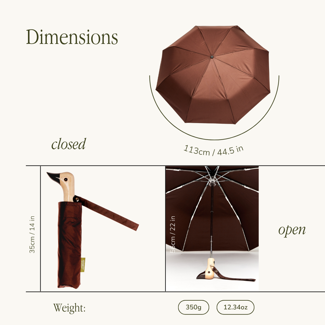 Duckhead Umbrella - Brown