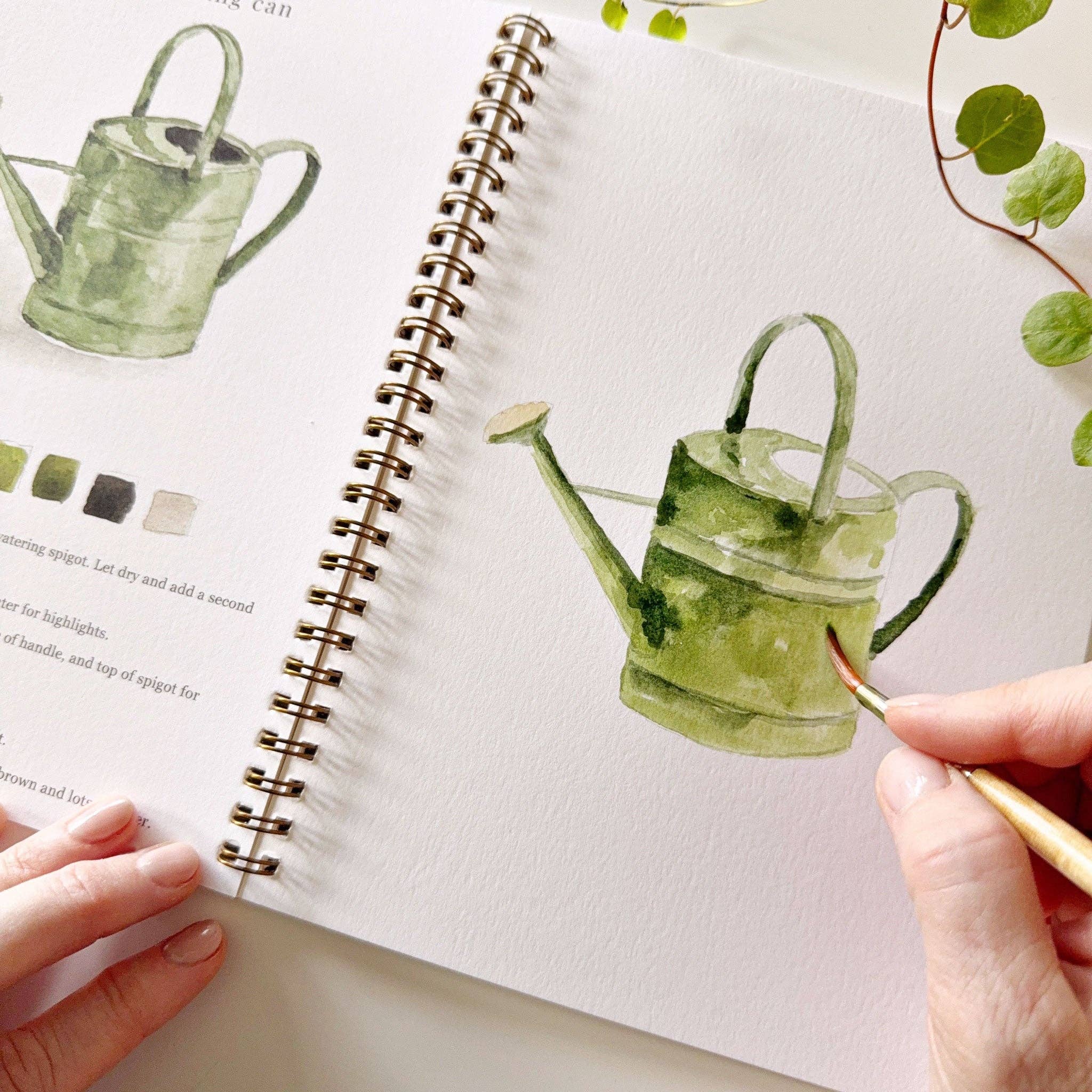 Garden Watercolor Book