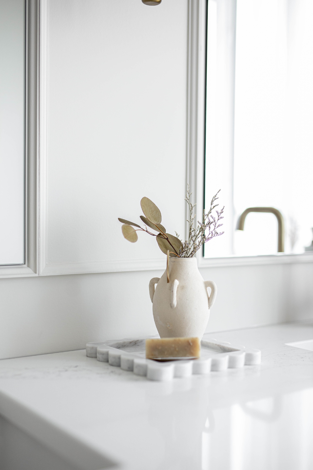 Marble Tray White