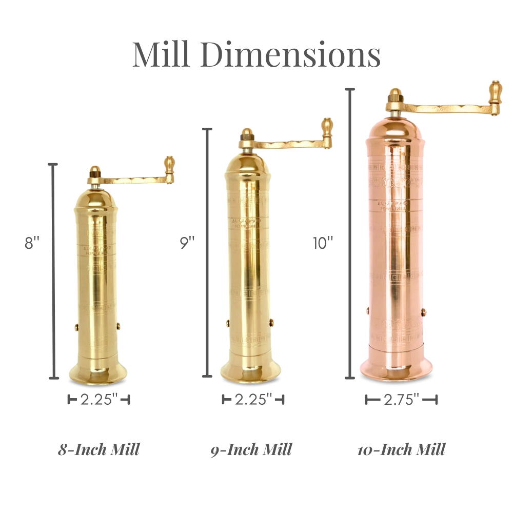 Salt Mill - 8"