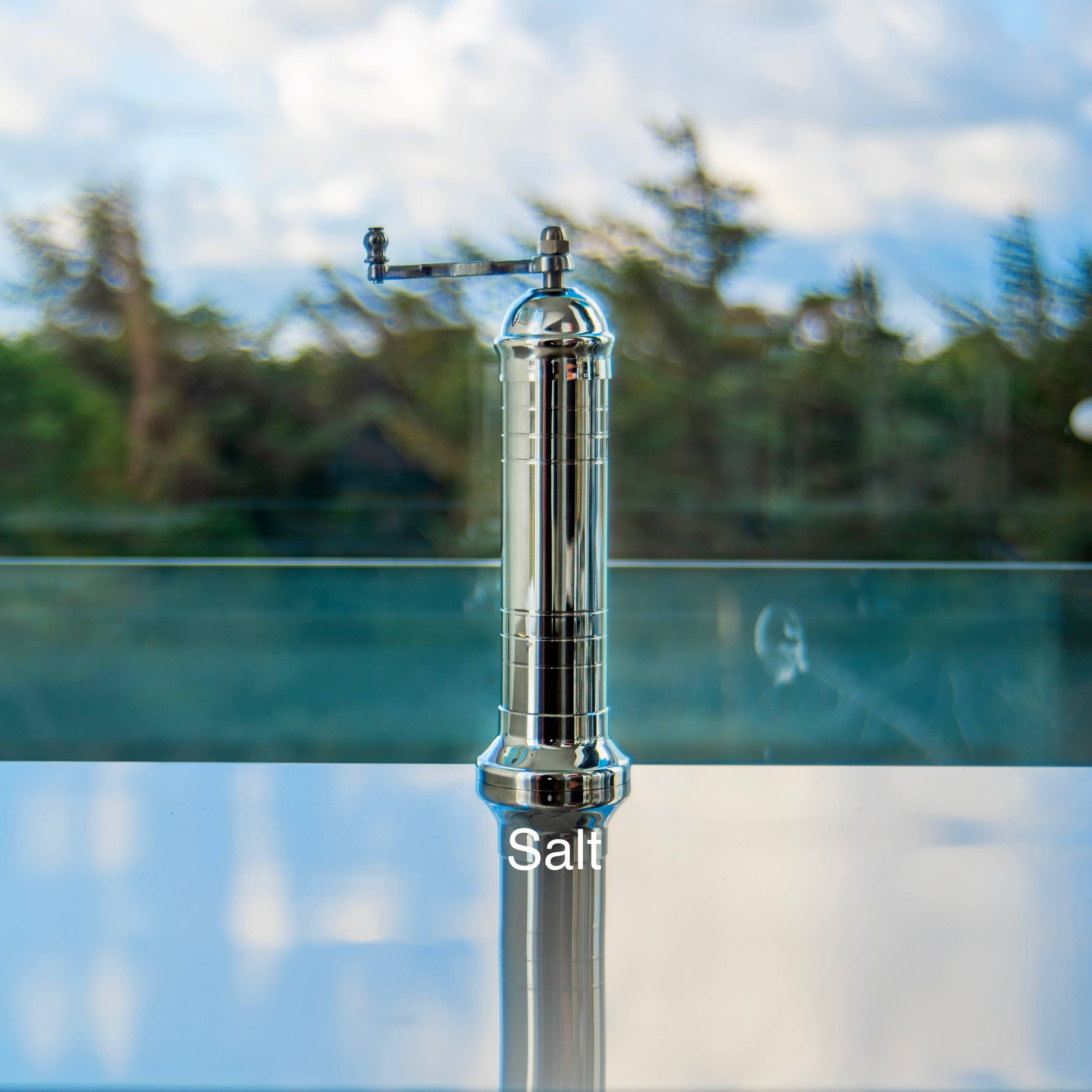 Chrome Salt Mill 8”