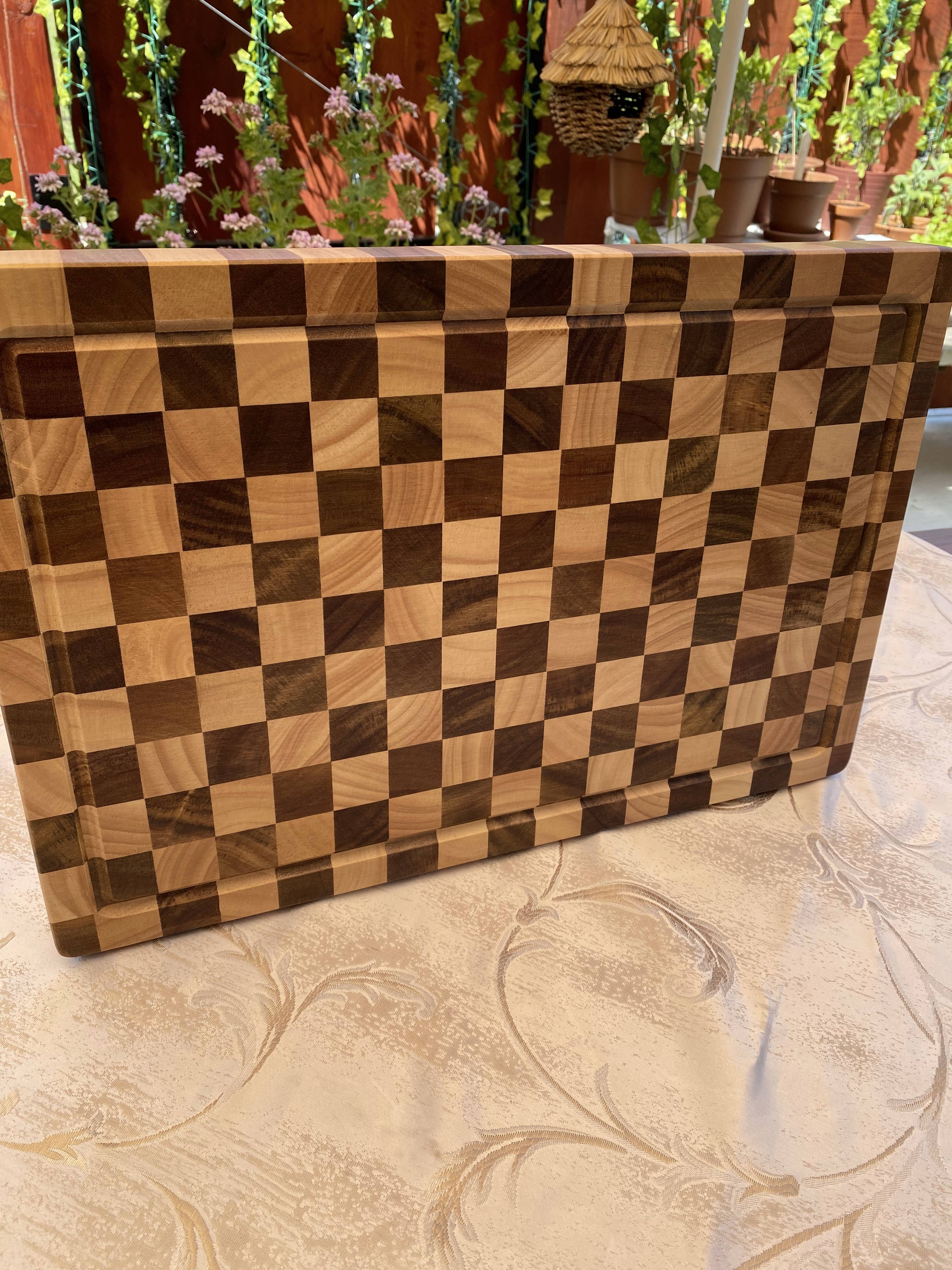 Checkered Cutting Board