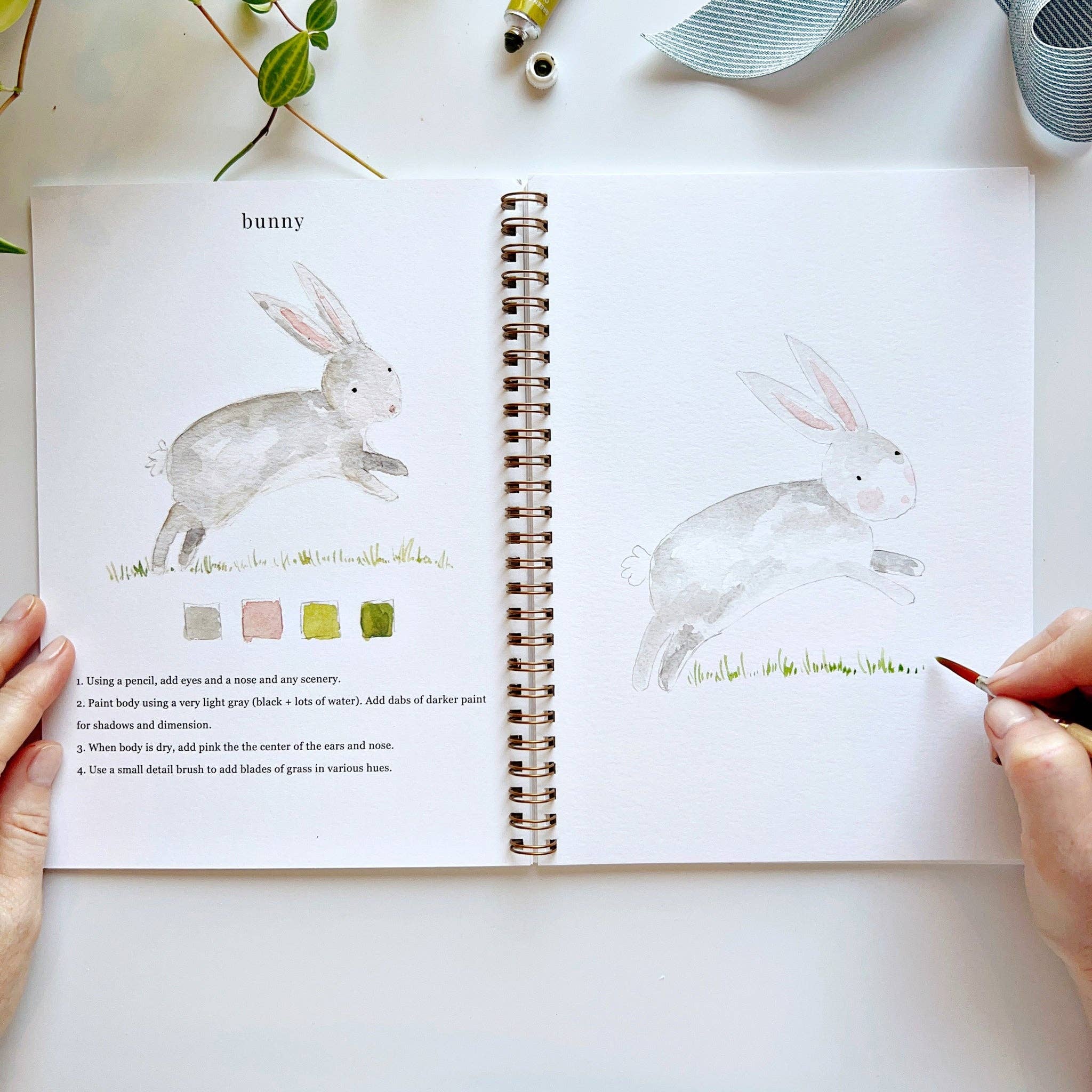 Animals Watercolor Book