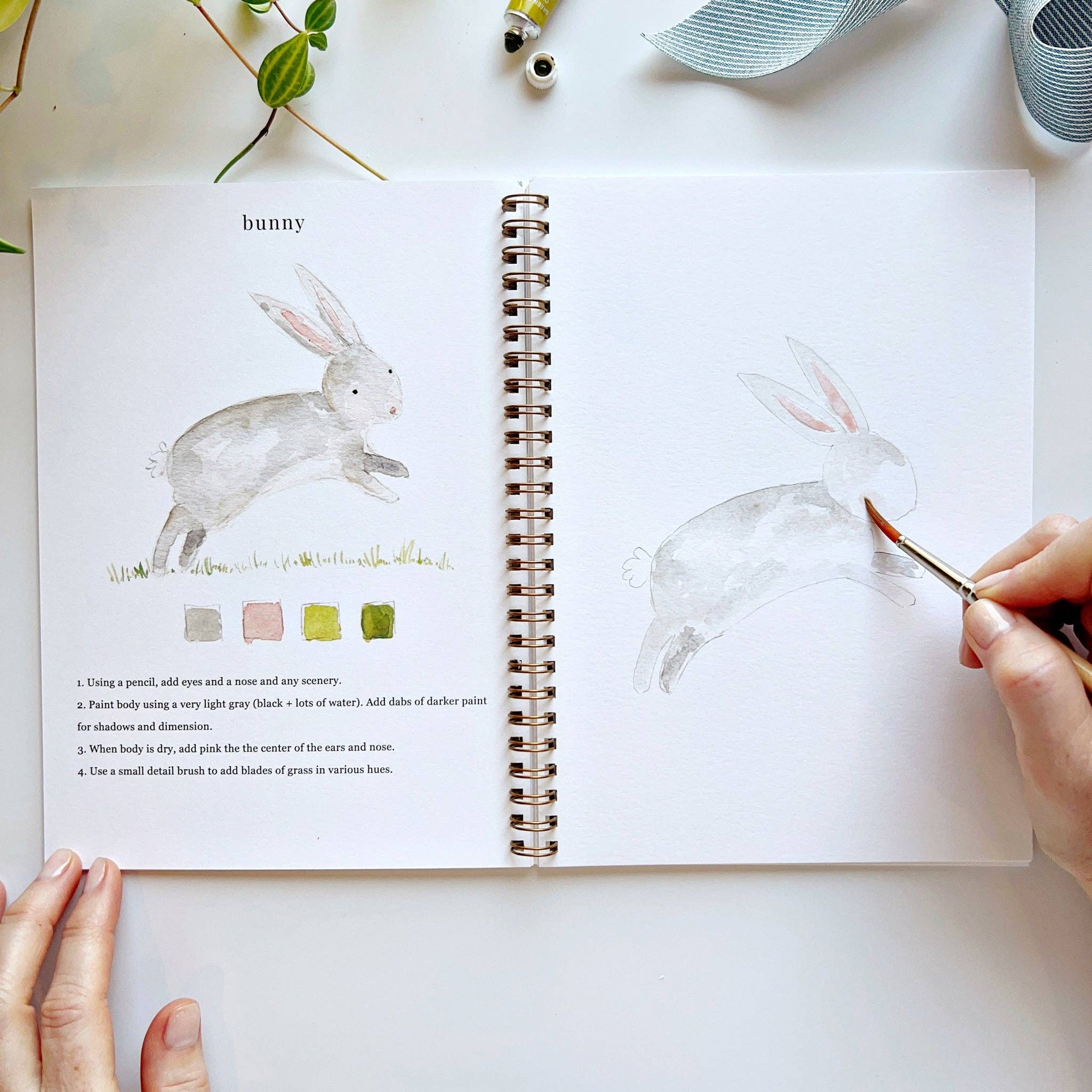 Animals Watercolor Book