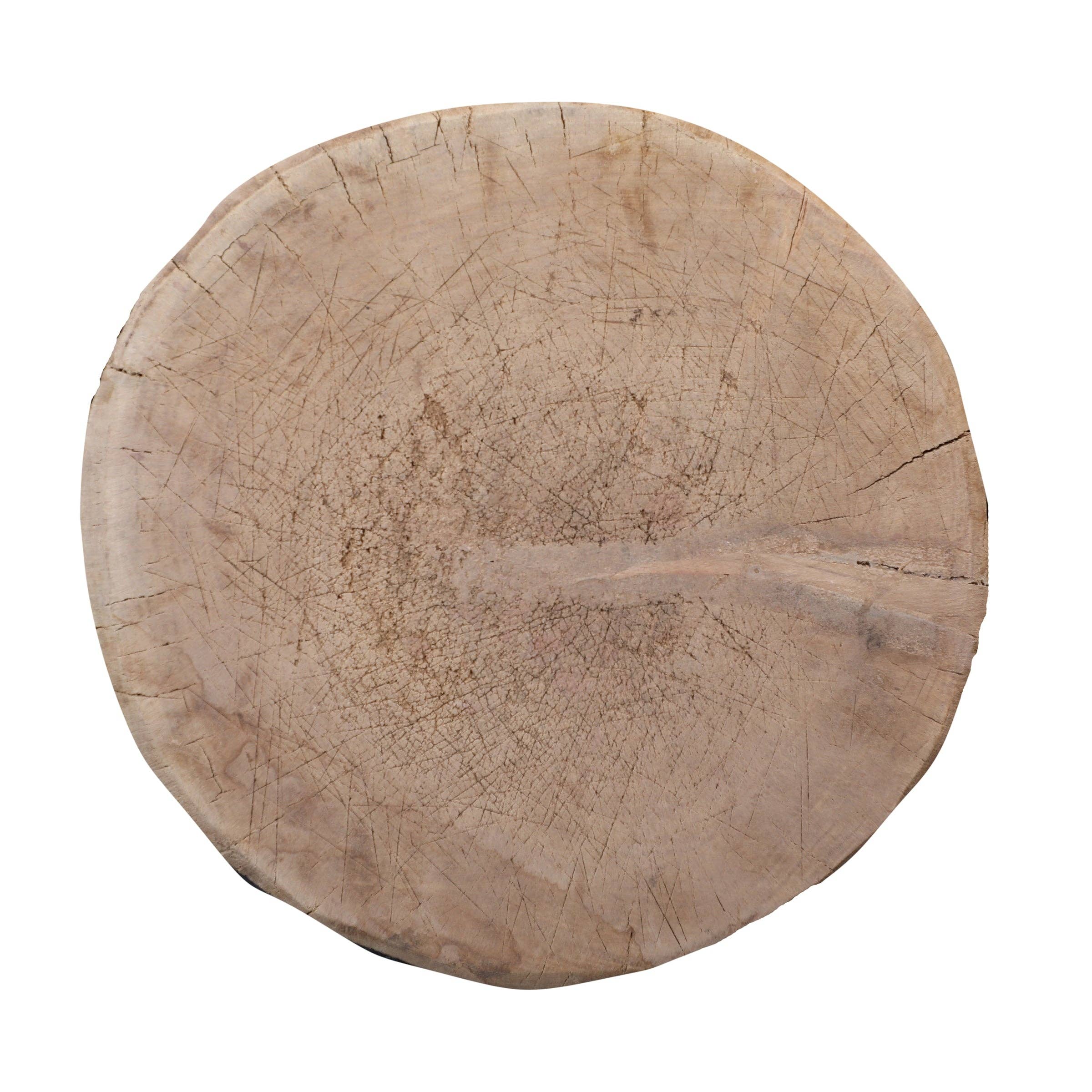 Bleached Chapati Board With Feet