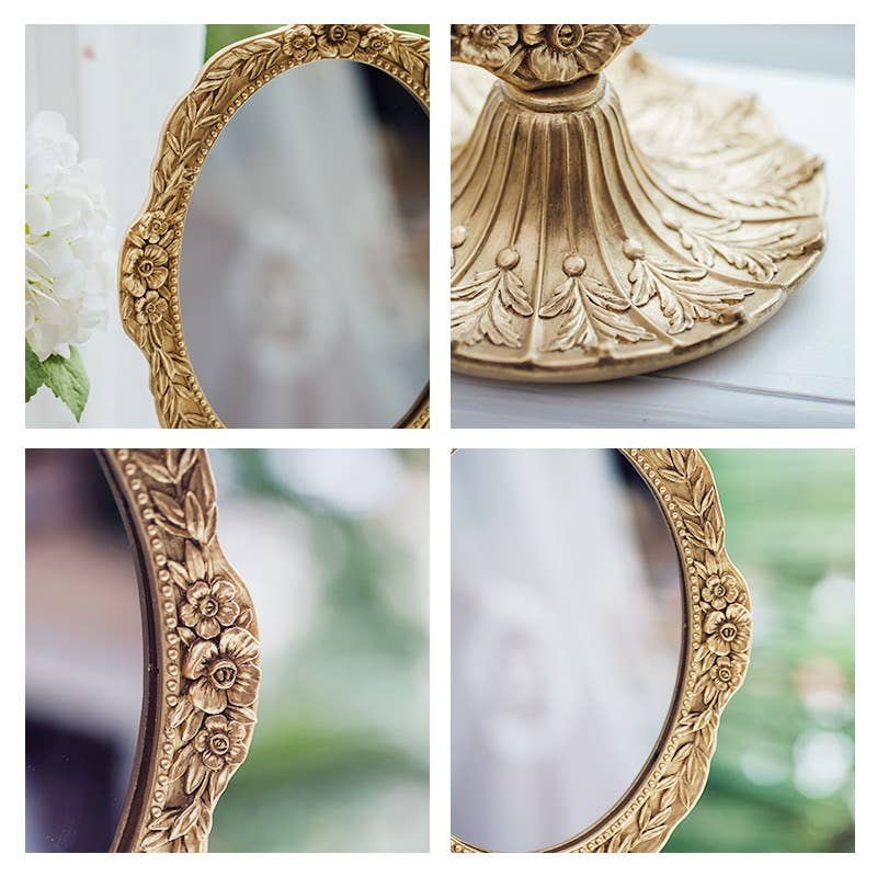 Gold Vintage Style Mirror