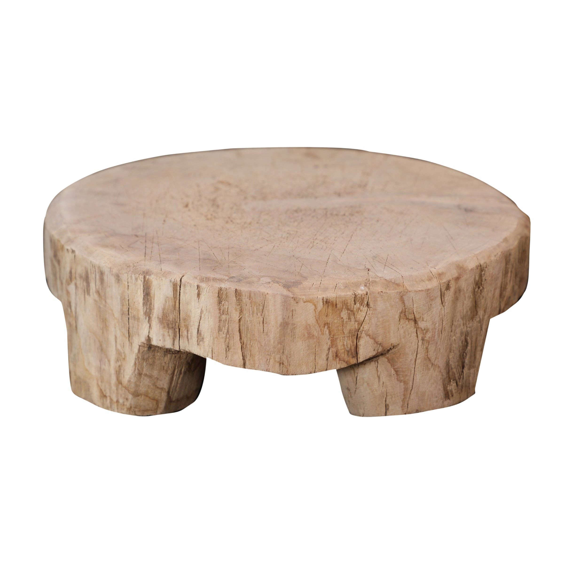 Bleached Chapati Board With Feet