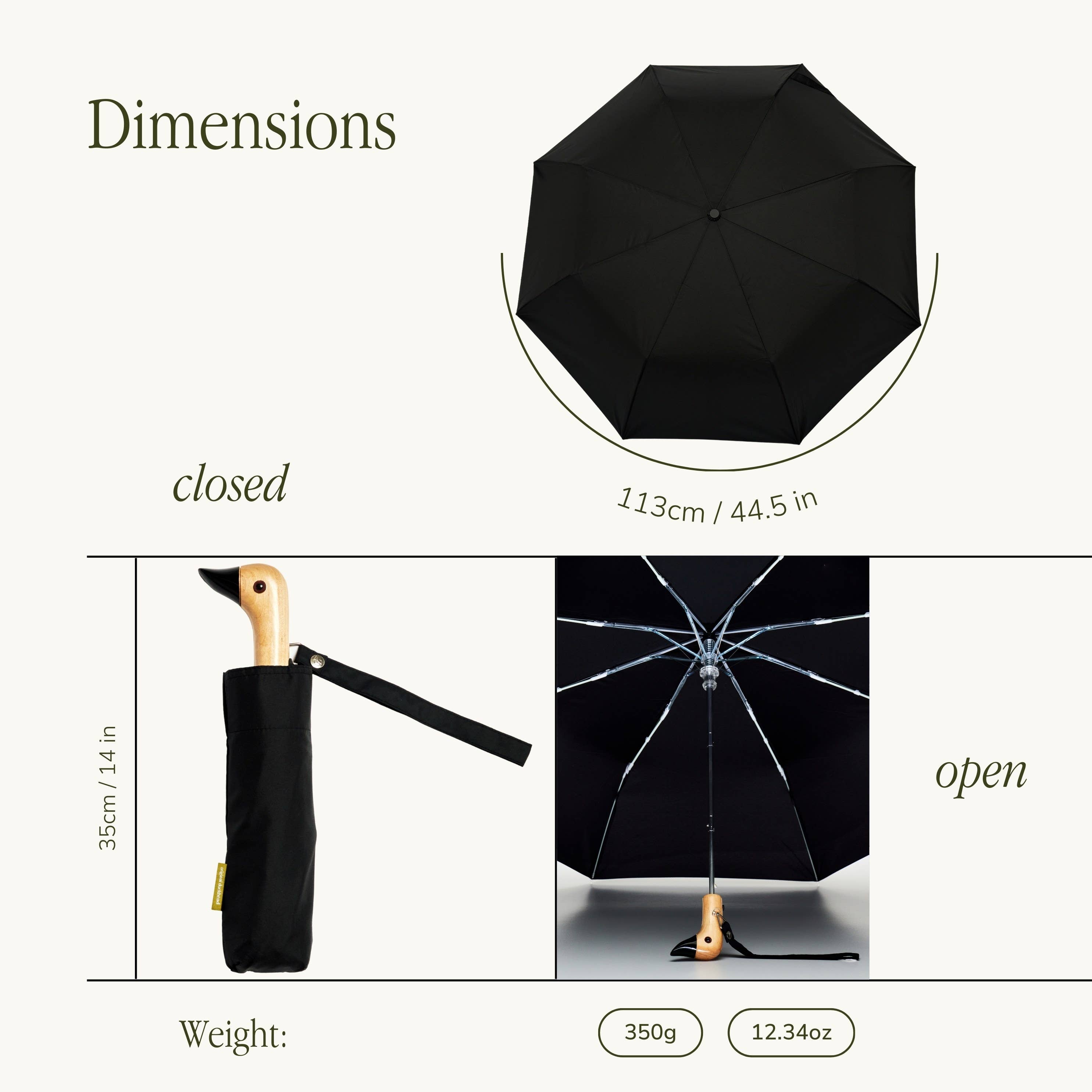 Duckhead Umbrella - Black