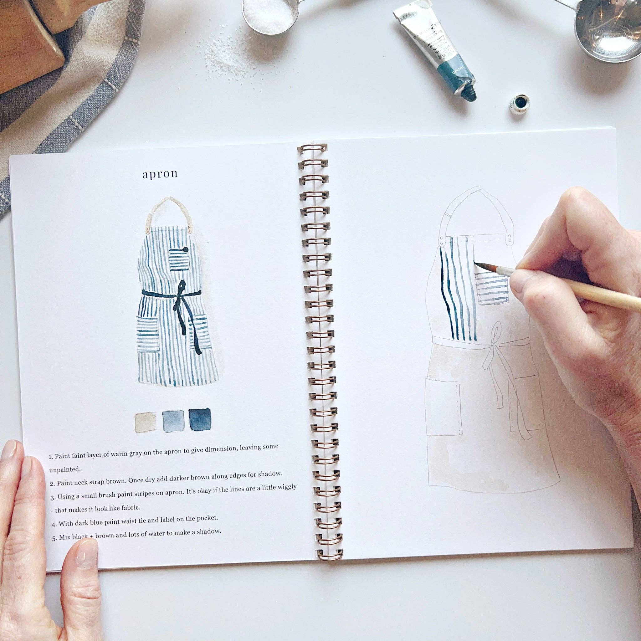 Baking Watercolor Book