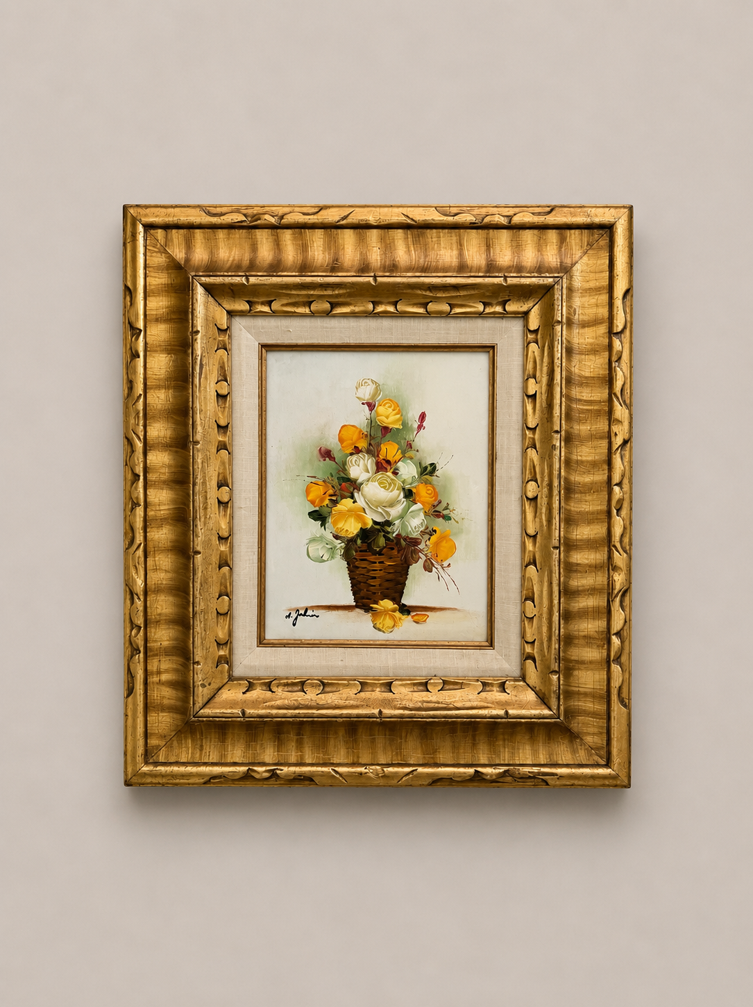 Vintage Mixed Floral Oil