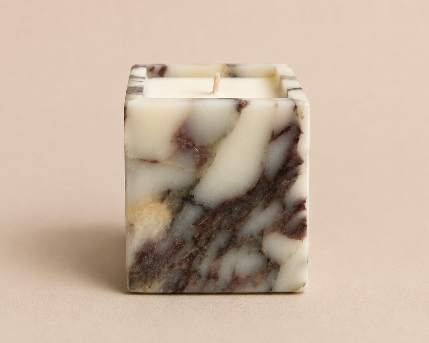 Calacatta Viola Marble Candle