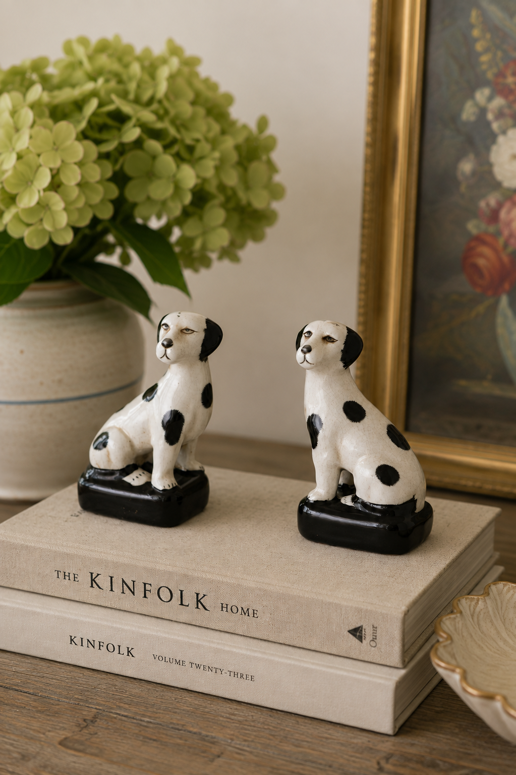 Petite Vintage Dogs S/2