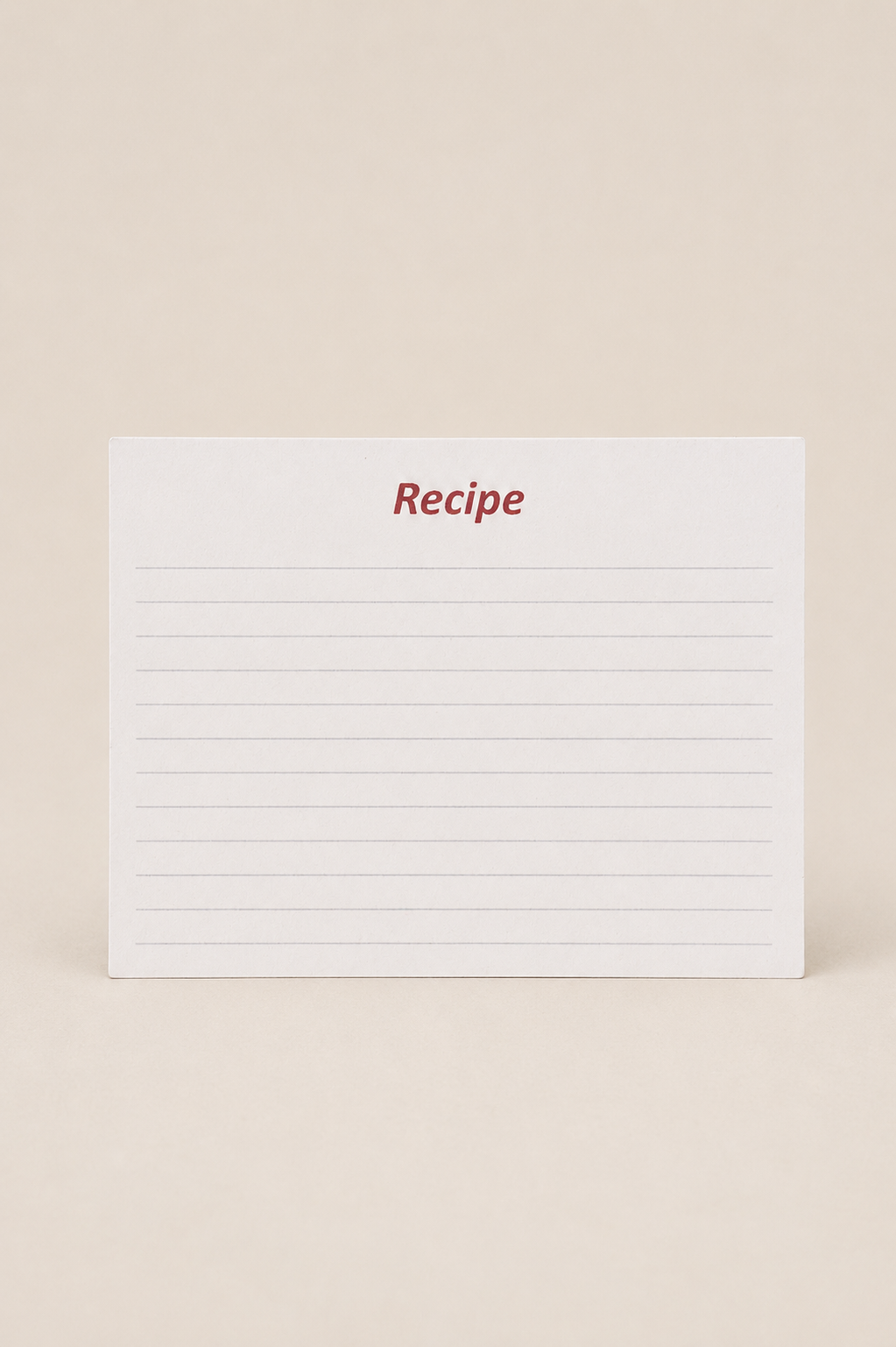 Brass Recipe Box