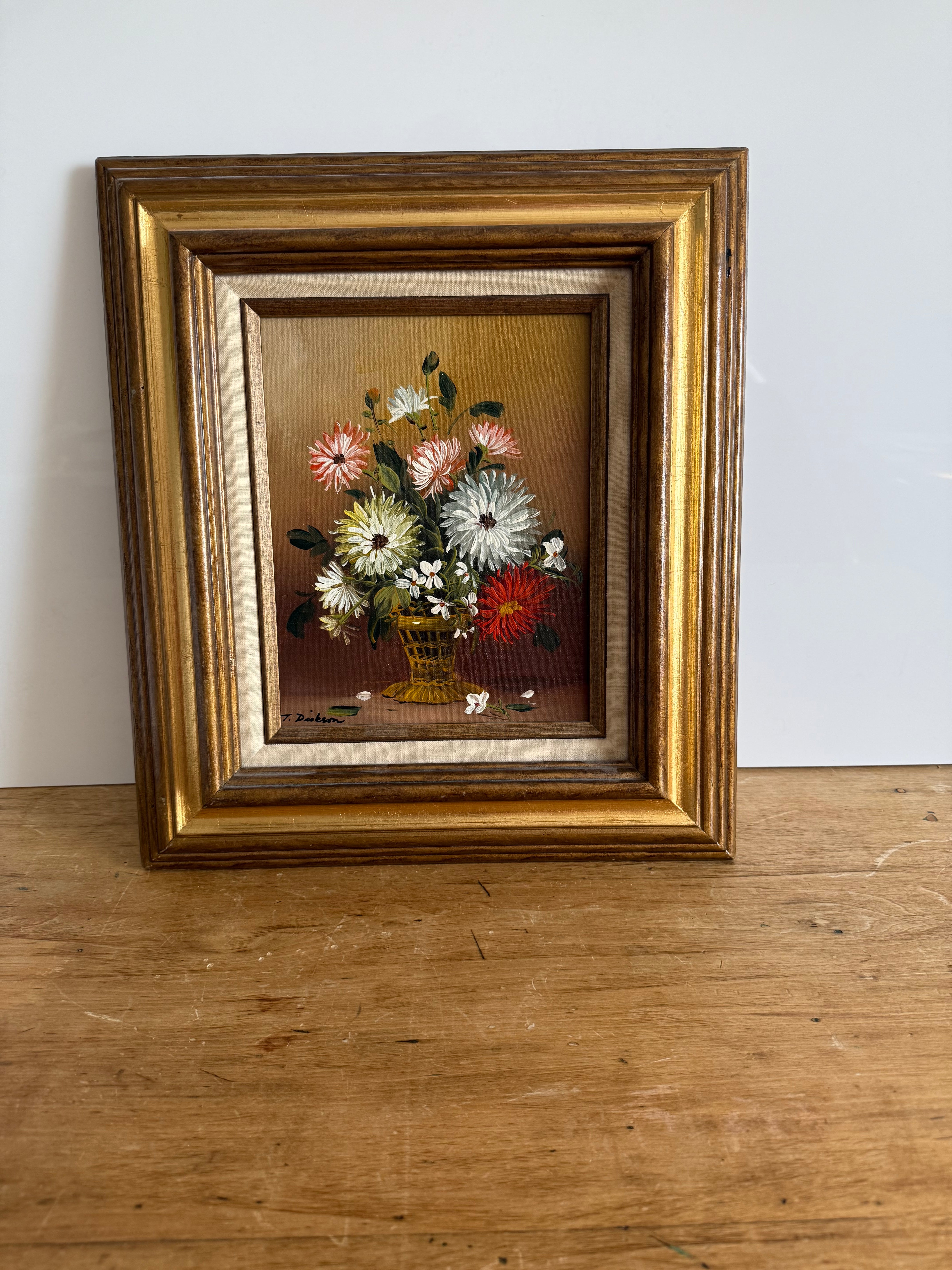 Vintage Oil Mixed Floral