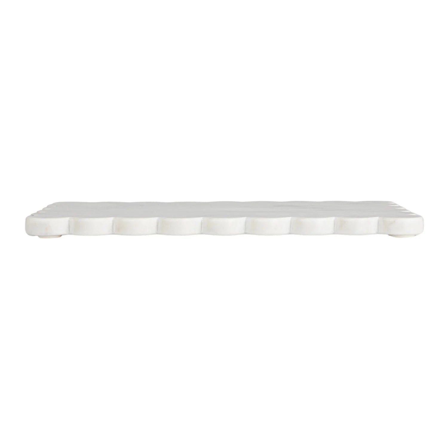 Scalloped Marble Cheese & Cutting Board
