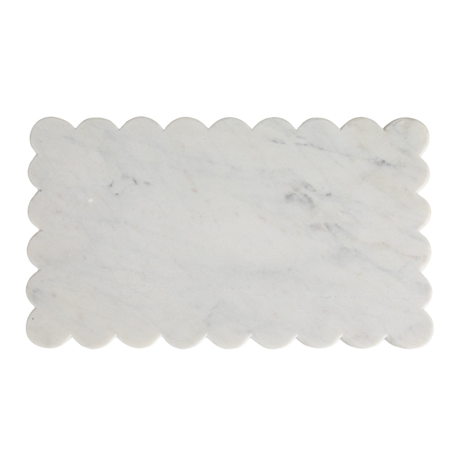 Scalloped Marble Cheese & Cutting Board