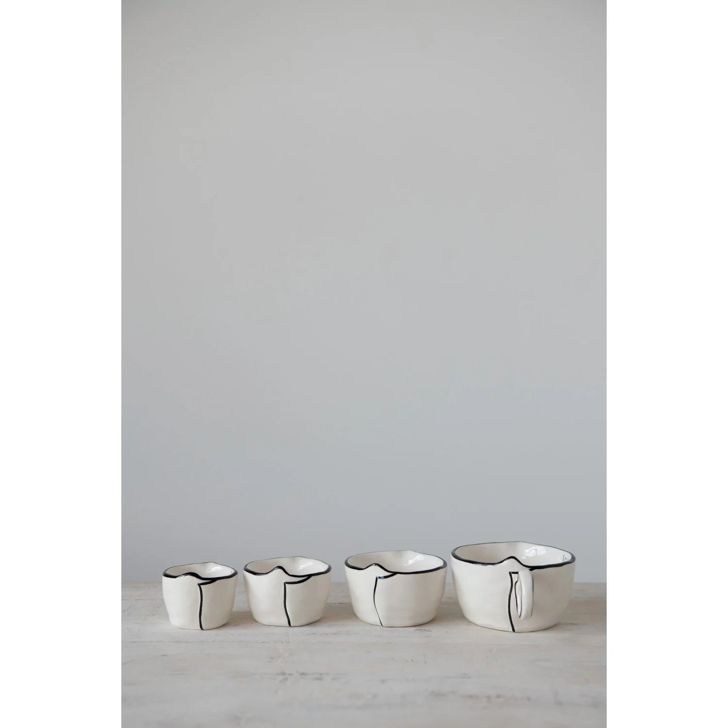 Stoneware Measuring Cups S/4