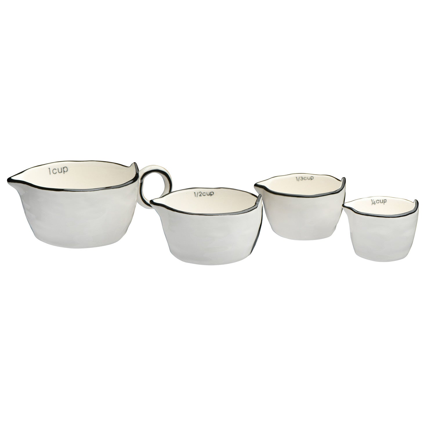 Stoneware Measuring Cups S/4