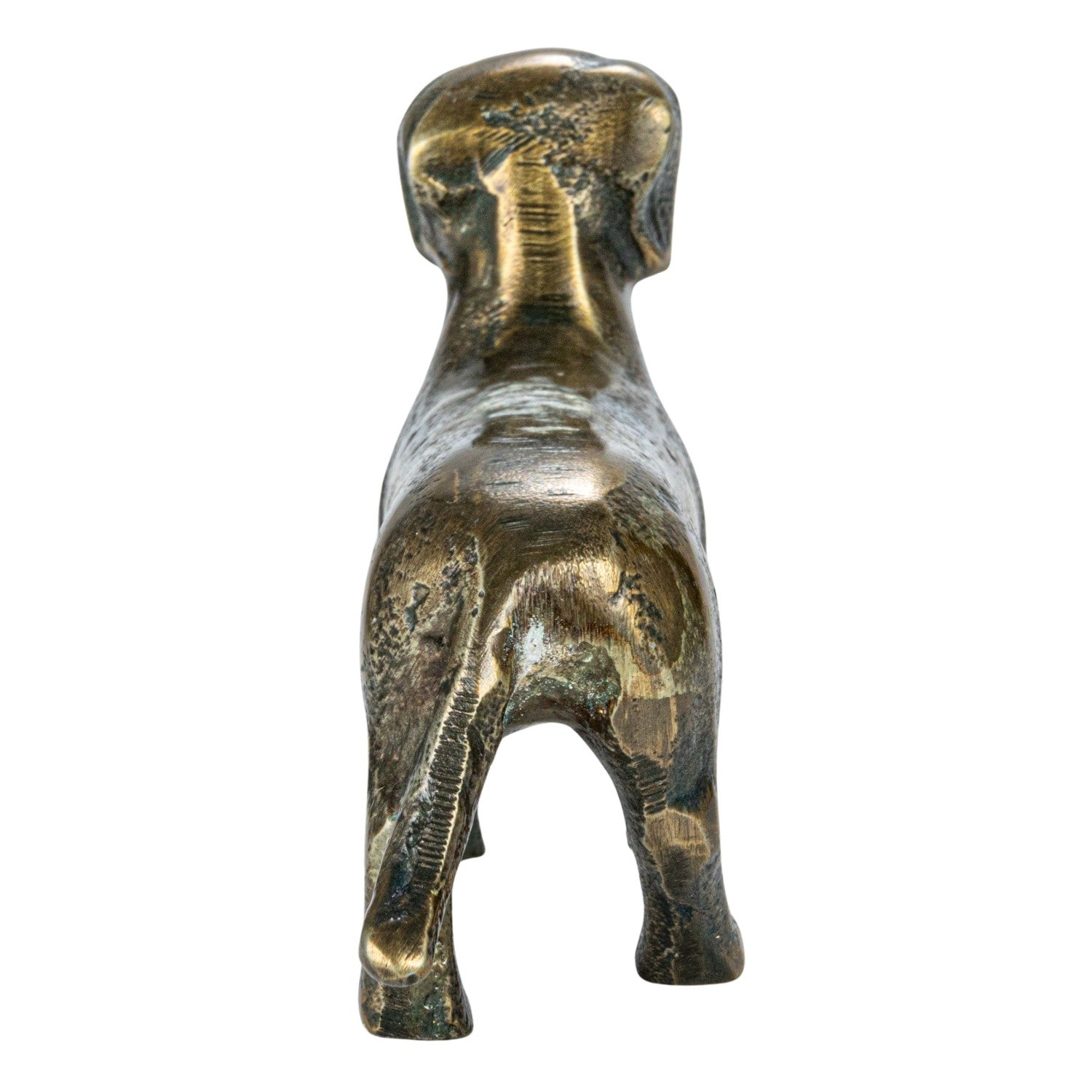 Antique Brass Dachshund