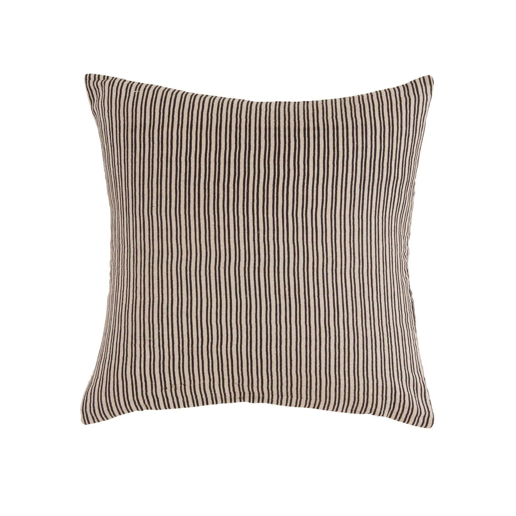 Wren Black Stripe Pillow